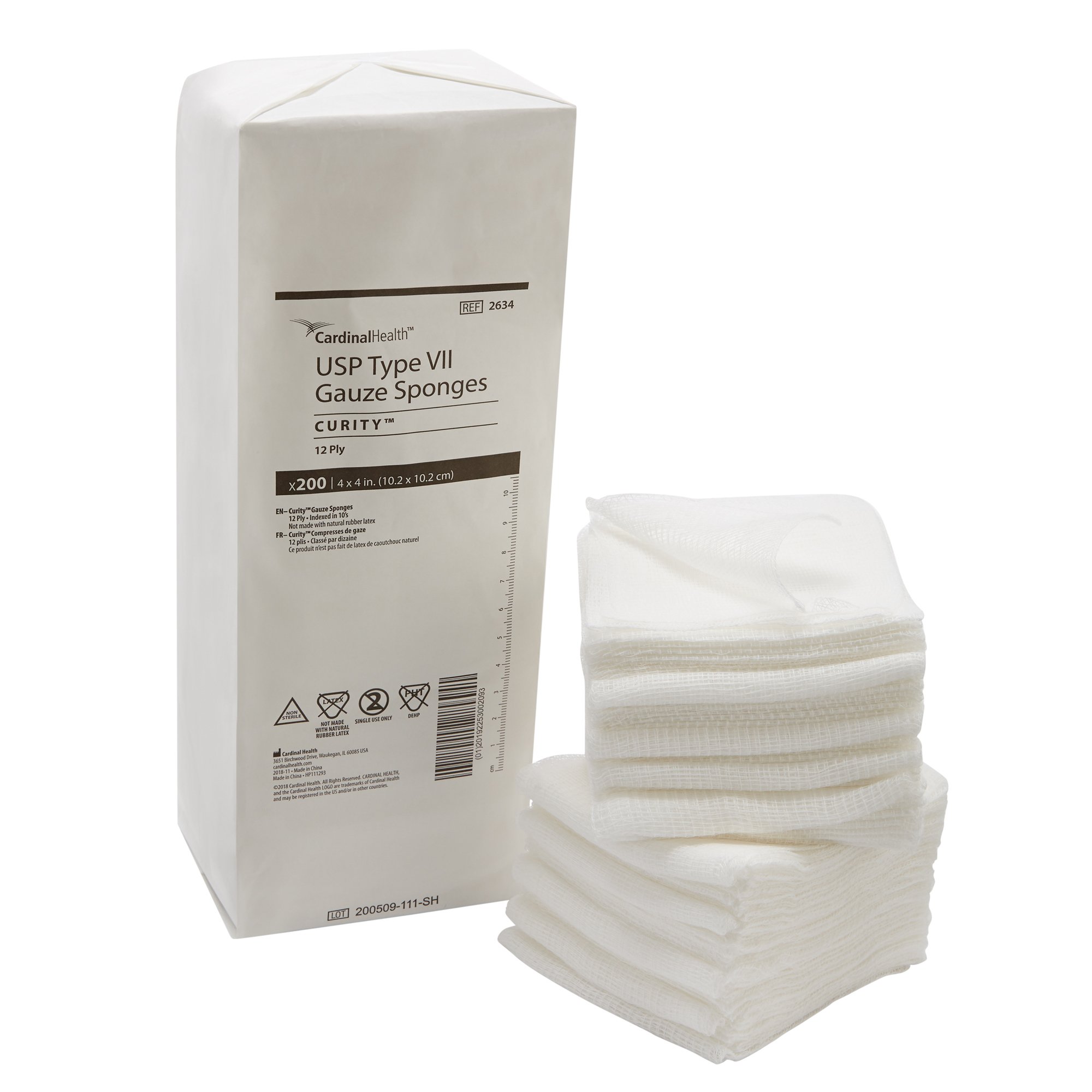 Cardinal - 2634 Curity™ USP Type VII Gauze Sponge