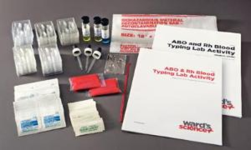 Ward's Science - 470190-604 Student Lab Activity ABO / Rh Blood Typing For Educational Purposes Only