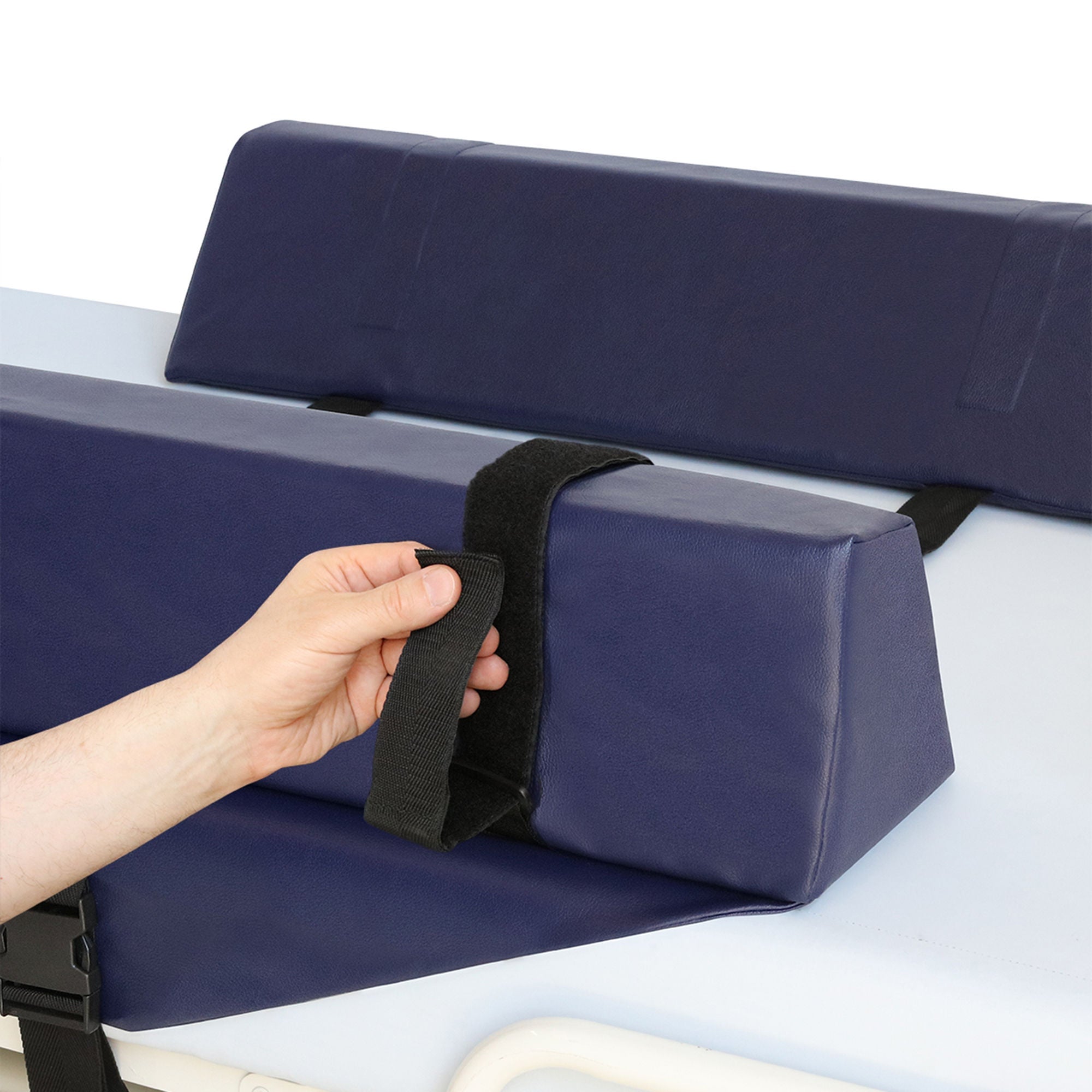New York Orthopedic - 9912-42 Roll-Control Bed Bolster NYOrtho™ 8 W X 42 L X 7 H Inch Foam Hook and Loop Strap Fastening