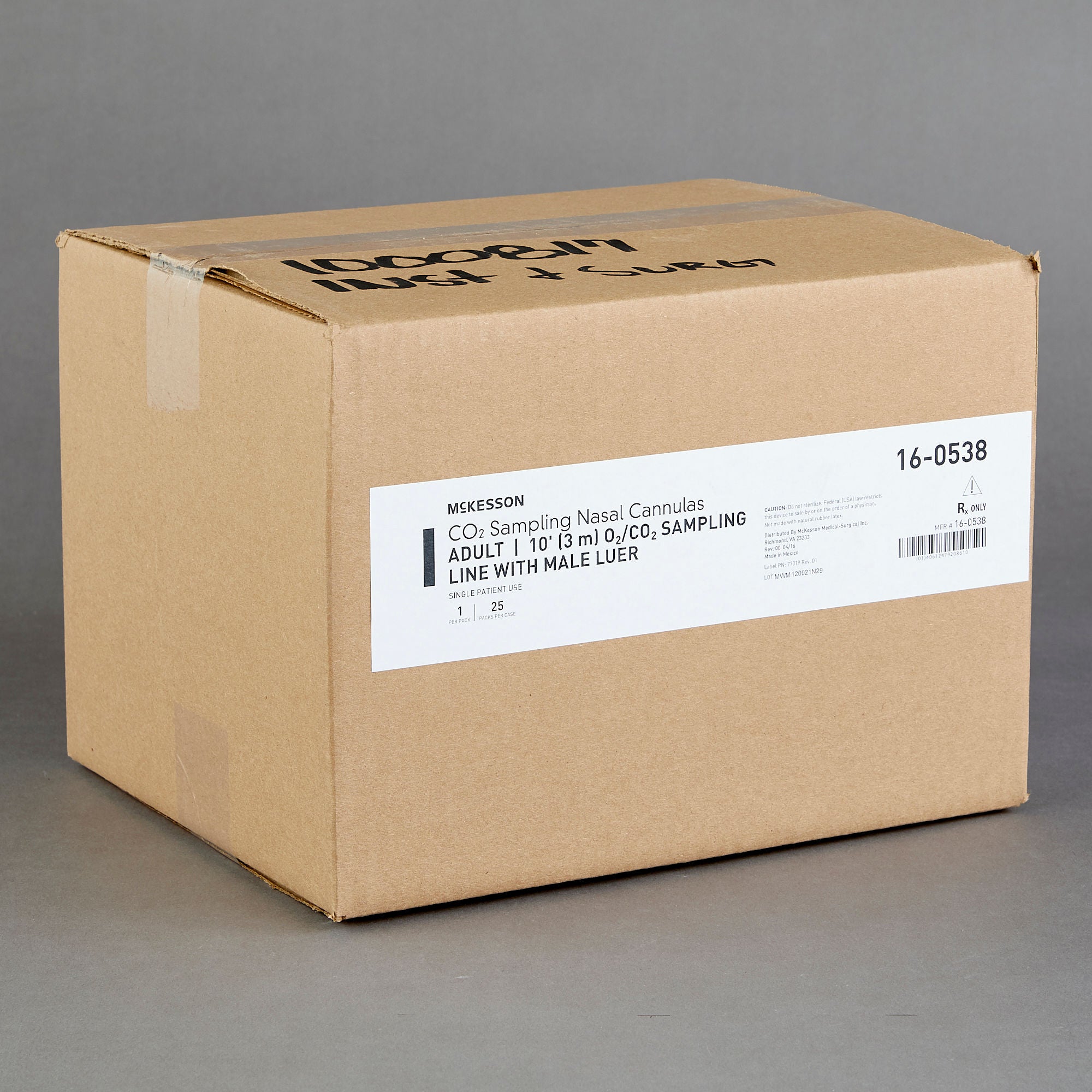 McKesson Brand - 16-0538 McKesson ETCO2 Nasal Sampling Cannula with O2