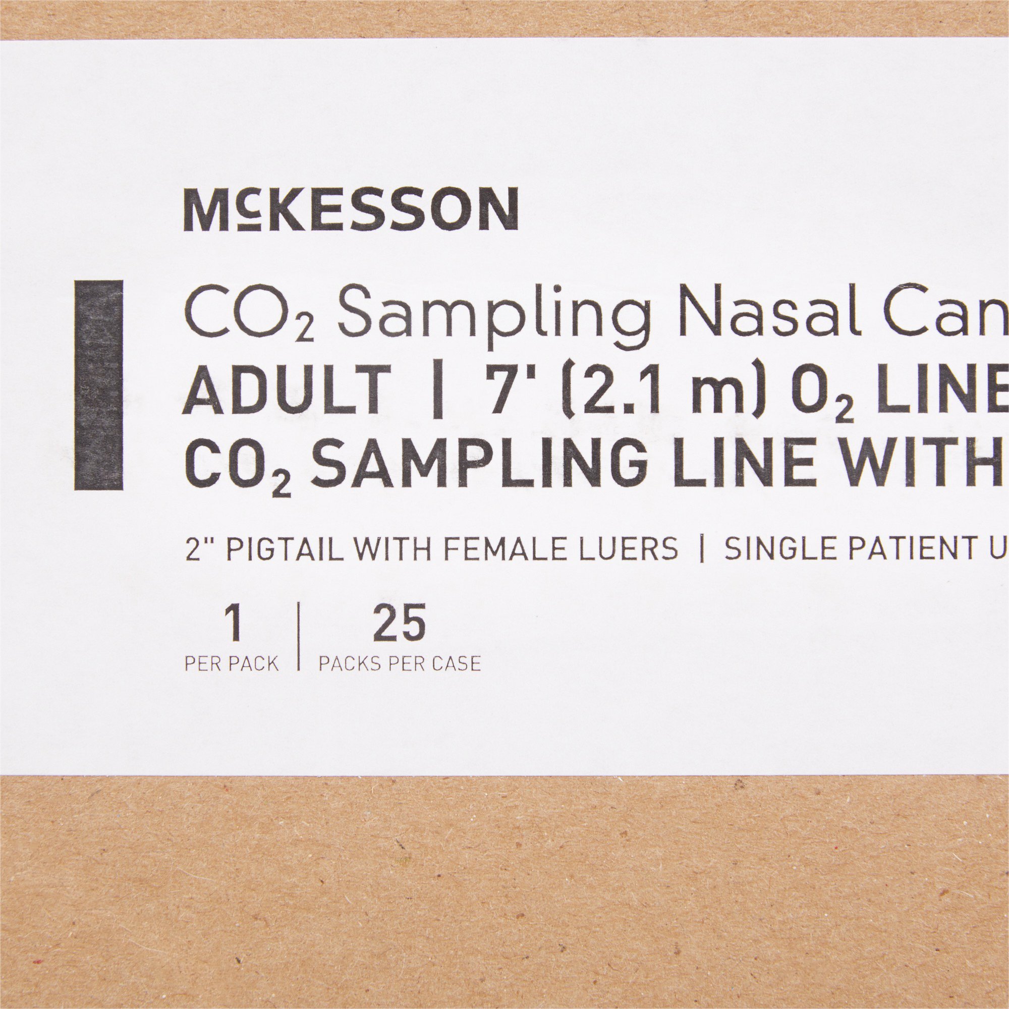 McKesson Brand - 16-0581 McKesson ETCO2 Nasal Sampling Cannula with O2 Delivery