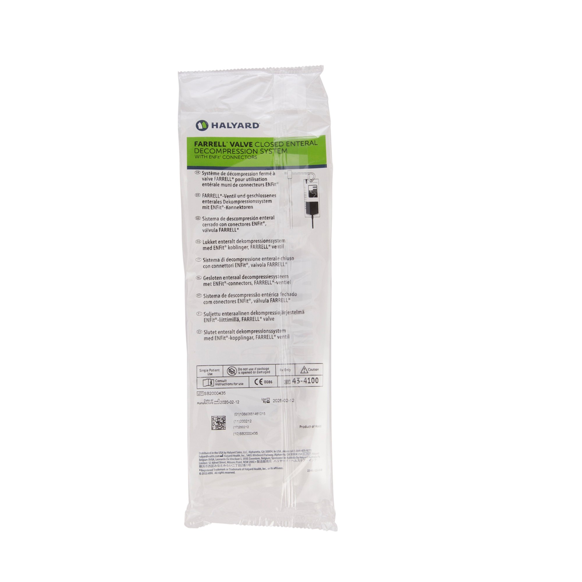 Avanos Medical Sales LLC - 43-4100 Farrell® Enteral Gastric Pressure Device