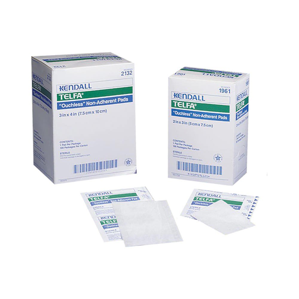 Cardinal 2891 - Telfa™ Ouchless Nonadherent Dressing, 3 x 8 Inch - 200/Bag, 1000/Case
