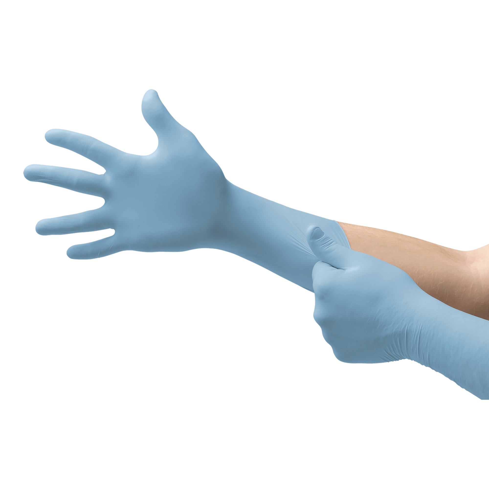 Microflex Medical N873 - Integra® EC Nitrile Extended Cuff Length Exam Glove, Large, Blue - 50/Box, 500/Case