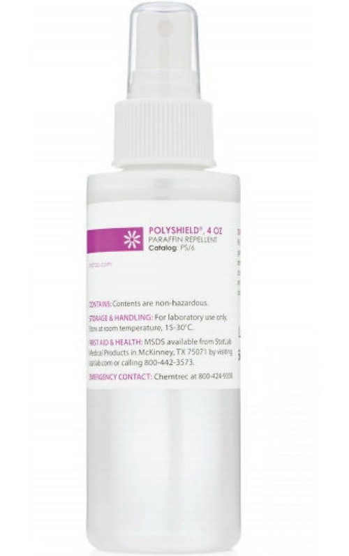 StatLab Medical Products - PS-6 PolyShield® Paraffin Repellant/Remover 120 mL