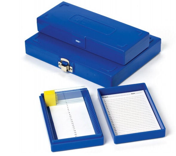 StatLab Medical Products - SBF100-B Slide Box Storage 100 Slide Holds