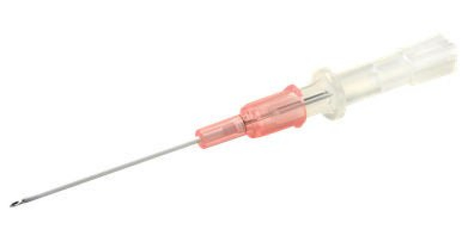 ICU Medical FKA Smiths Medical - 405511 Peripheral IV Catheter Jelco® 18 Gauge 1-1/4 Inch FEP Polymer Straight Hub Non Blood Control Non-Safety