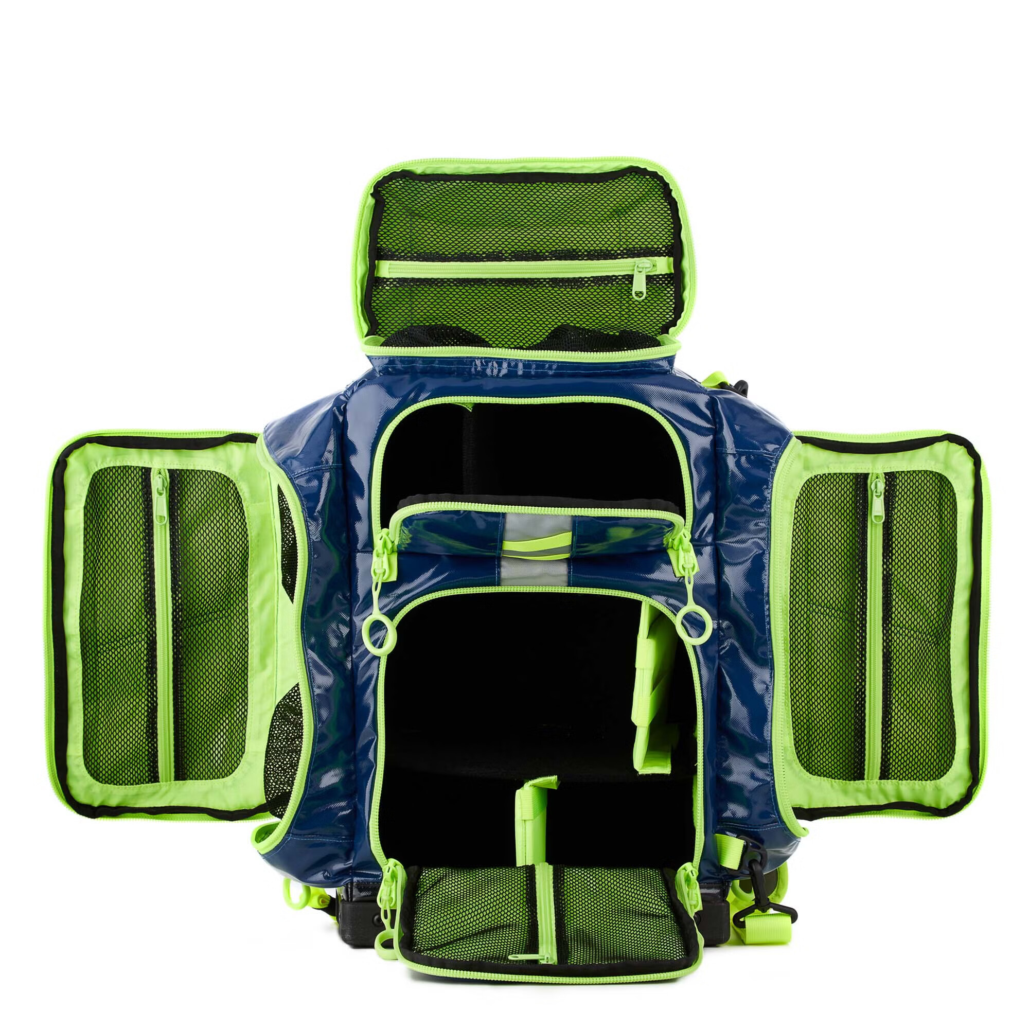 StatPacks Inc - G35005RE EMS Perfusion Backpack Statpack G3 Orange / Yellow Nylon 22 H X 17 W X 8 D Inch