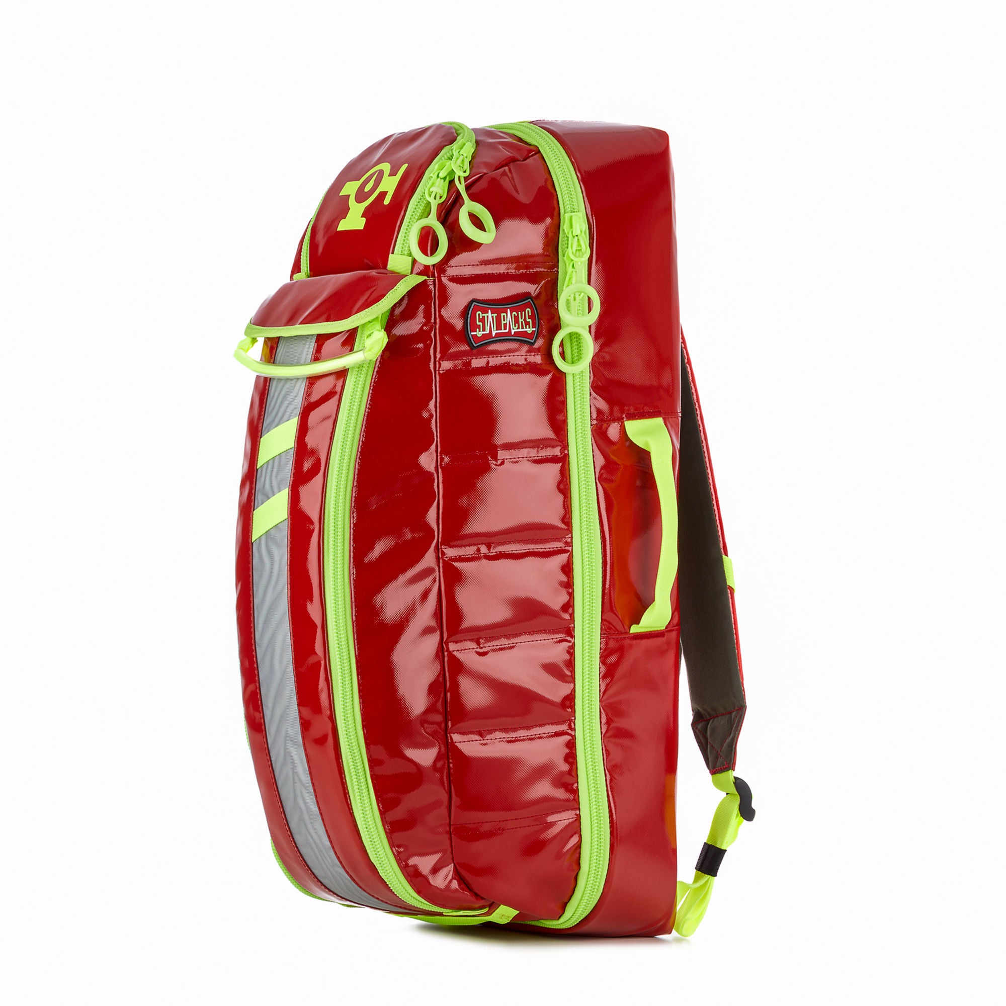 StatPacks Inc - G35002RE Tidal Volume Oxygen Bag Statpack G3 Orange / Yellow Nylon 22 H X 17 W X 8 D Inch