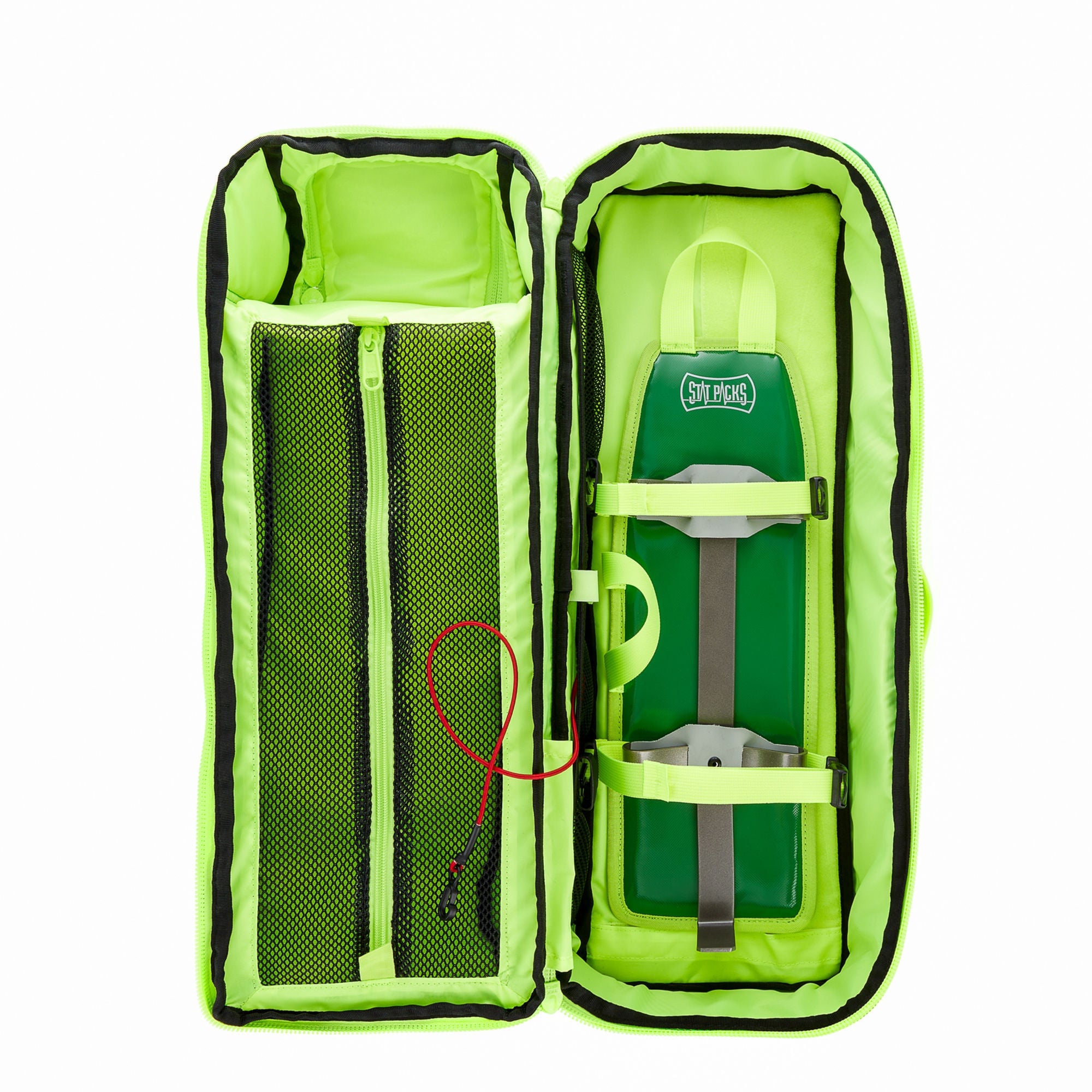 StatPacks Inc - G35002RE Tidal Volume Oxygen Bag Statpack G3 Orange / Yellow Nylon 22 H X 17 W X 8 D Inch
