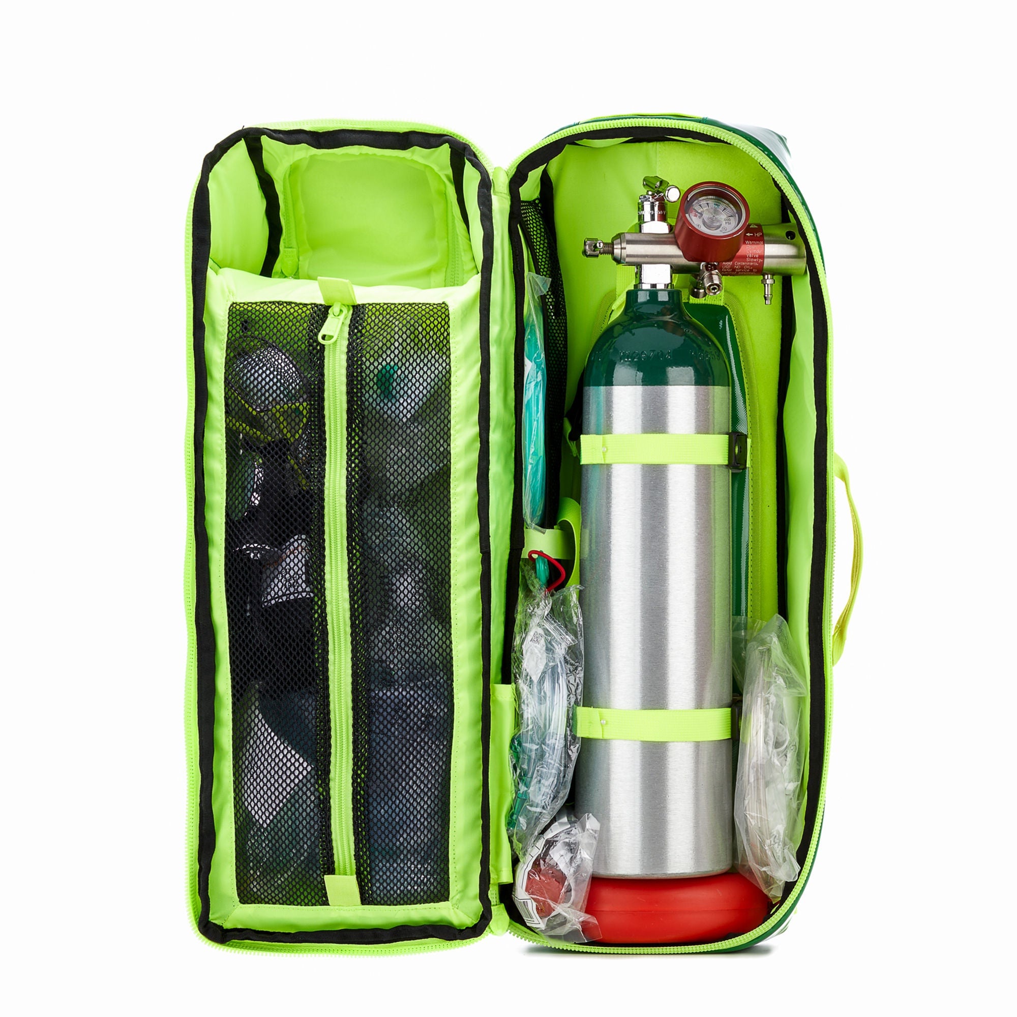 StatPacks Inc - G35002RE Tidal Volume Oxygen Bag Statpack G3 Orange / Yellow Nylon 22 H X 17 W X 8 D Inch