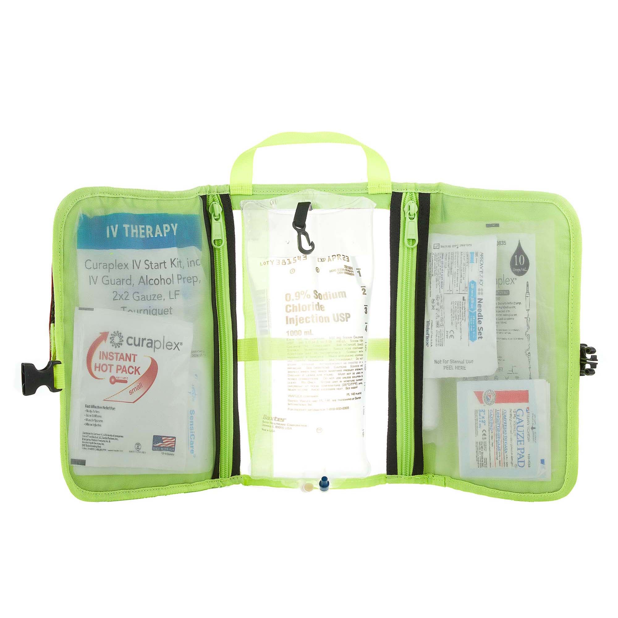 StatPacks Inc - G36002RE First Aid Circulatory Kit Statpack G3 Red / Yellow Nylon 10 H X 6 W X 3.5 D Inch (Rolled)