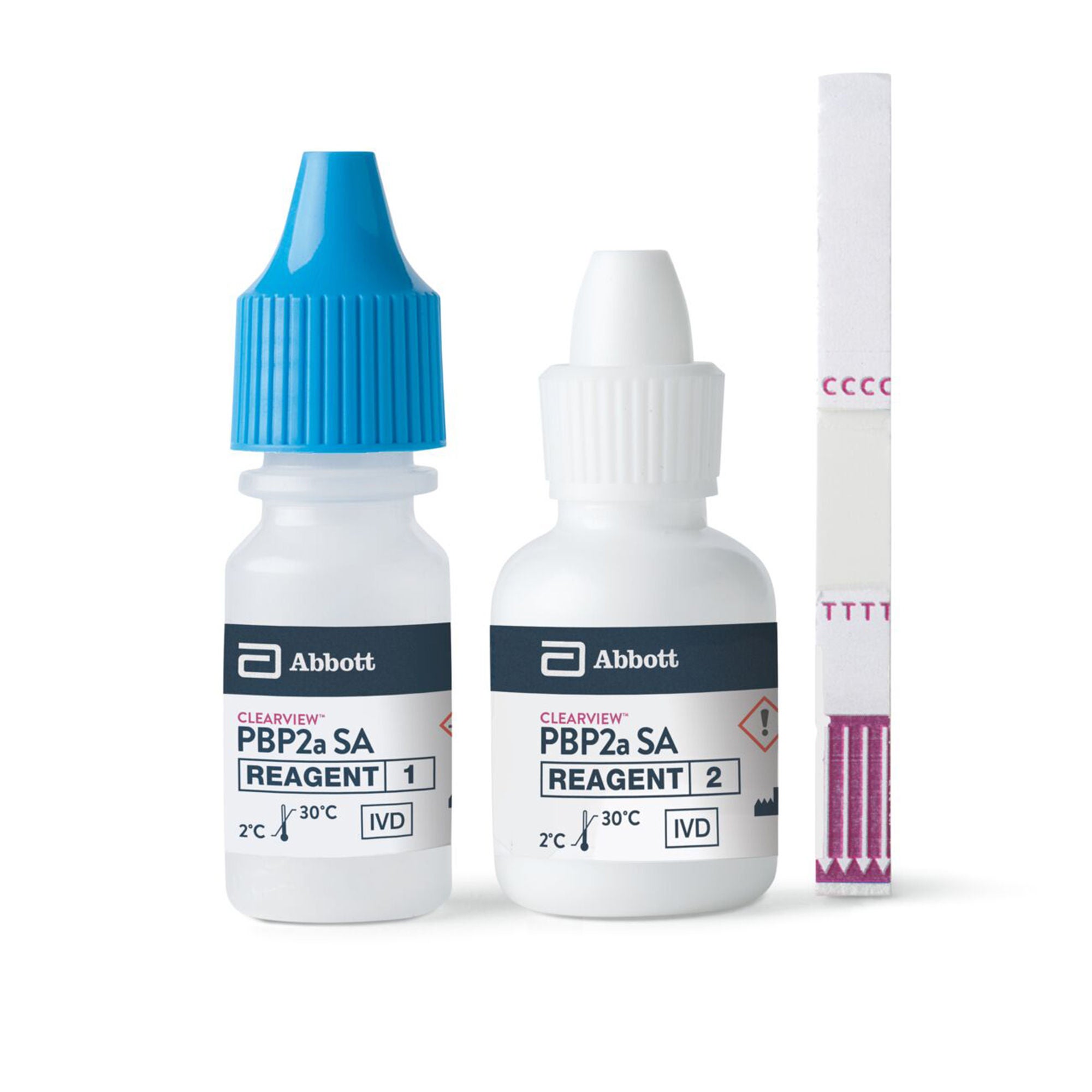 Abbott Rapid Dx North America LLC - 893000 Other Infectious Disease Test Kit Clearview™ PBP2a SA Culture Colony Test 25 Tests CLIA Non-Waived