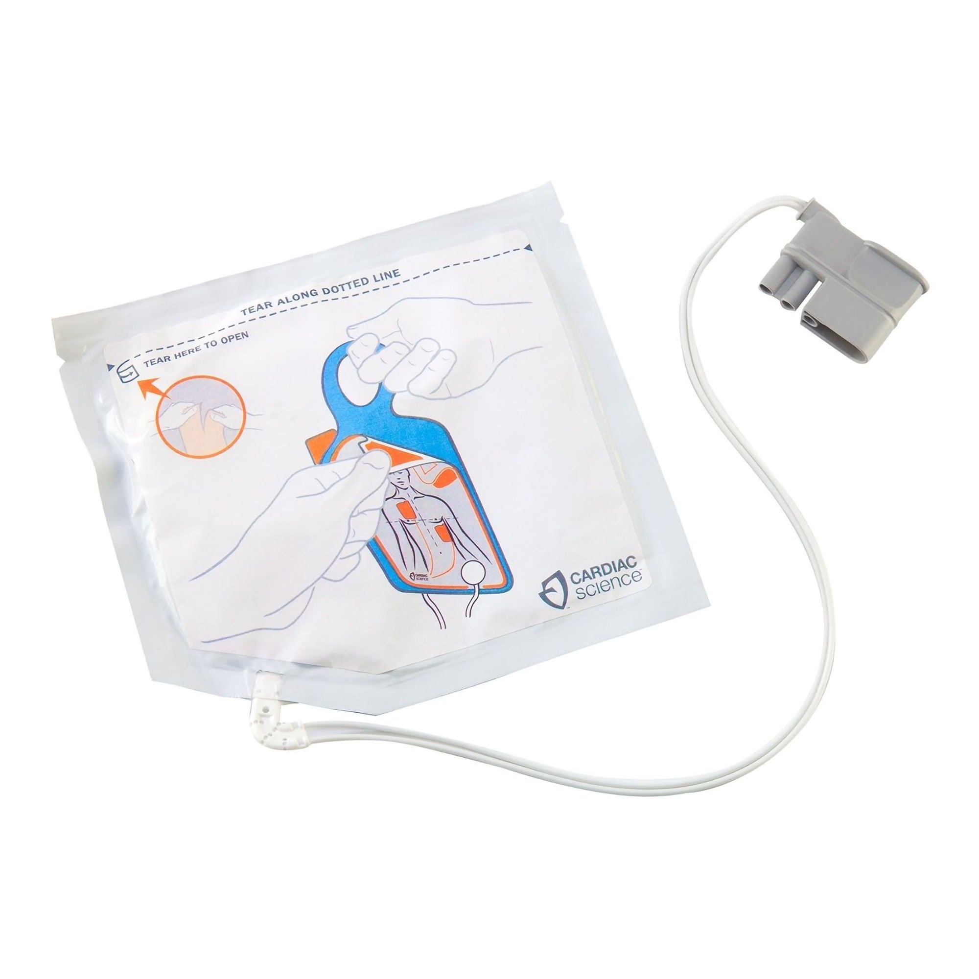 Zoll Medical - XELAED001B AED Defibrillator Pad Powerheart® Plug Connector Adult