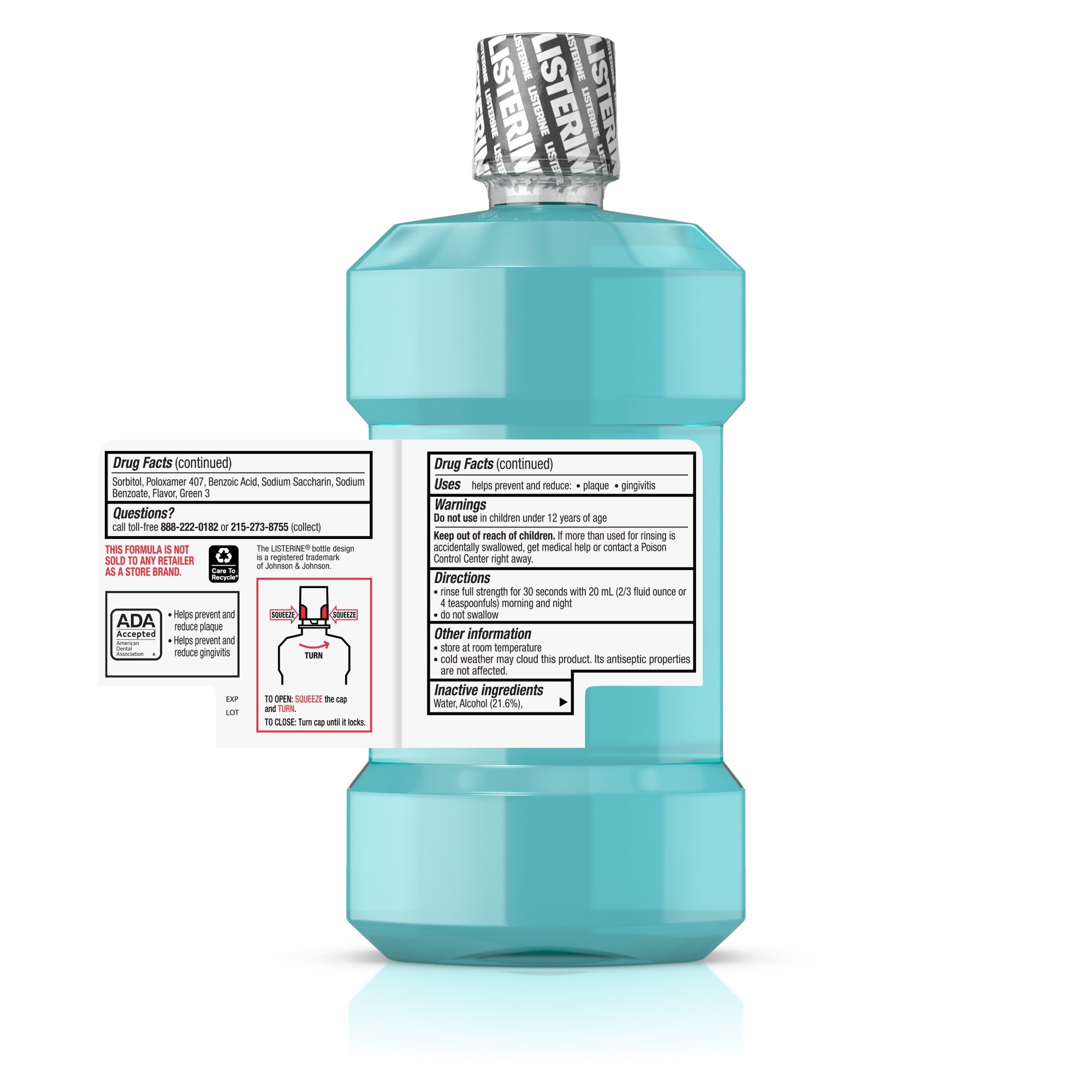 Listerine Mouthwash 524404300 by Kenvue Brands