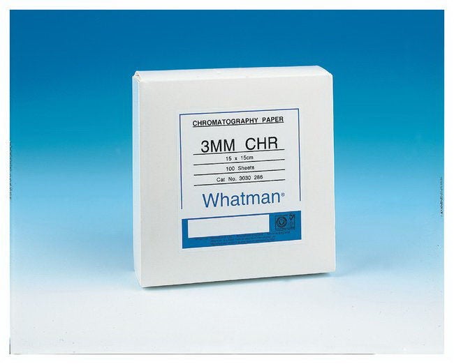 Fisher Anatomical - 05-716-6C Whatman™ 3MM Chromatography Paper 12 X 14, 0.34 mm Film Thickness, 3 mm Chr Grade, 130/30 mm/min. Flow Rate, Smooth Finish, Sheet Format