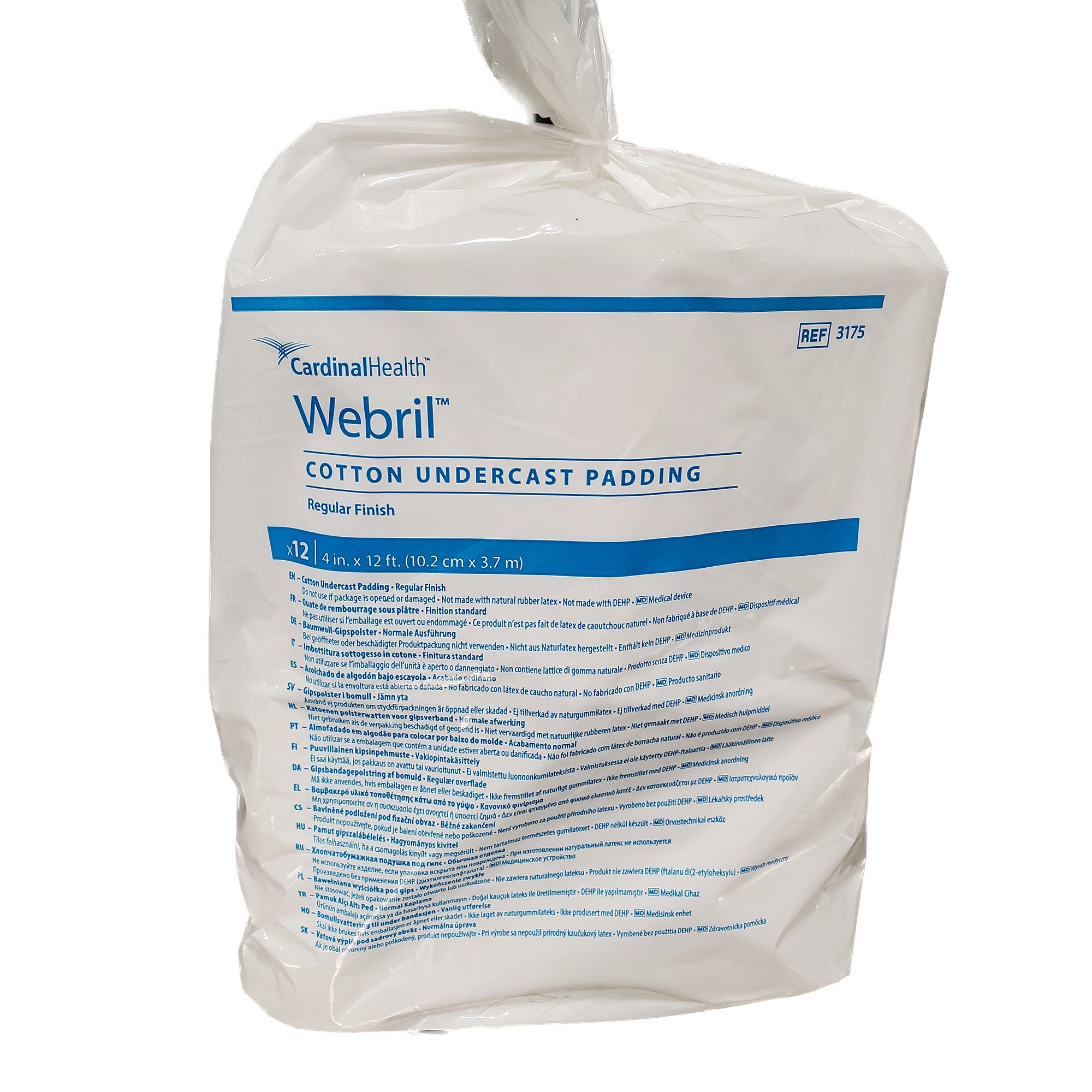 Cardinal - 3175 Webril™ Undercast Cotton Cast Padding