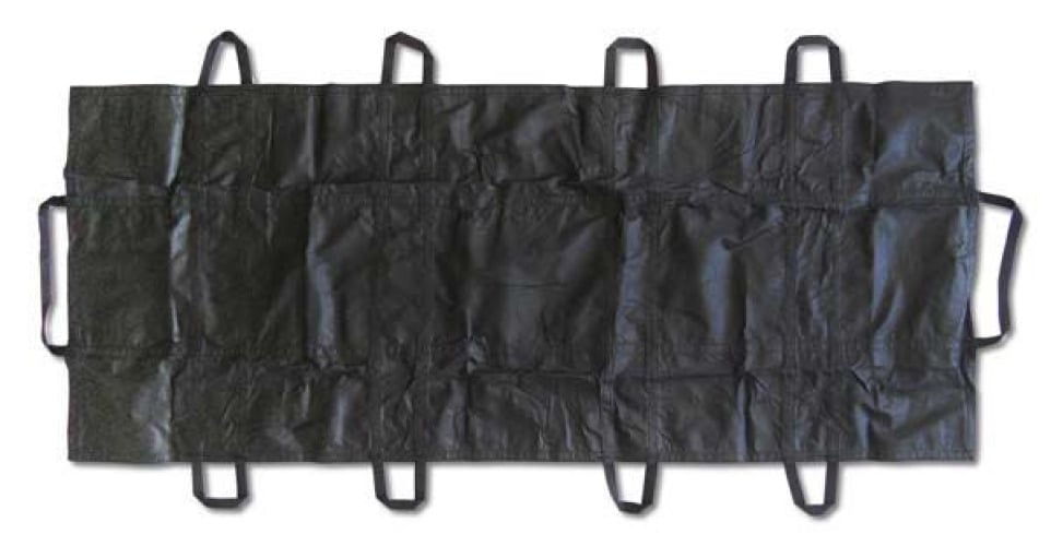 MedSource International - MS-95220 Transport Gurney Fast Stretcher Black 30 X 76 Inch 10 Handles