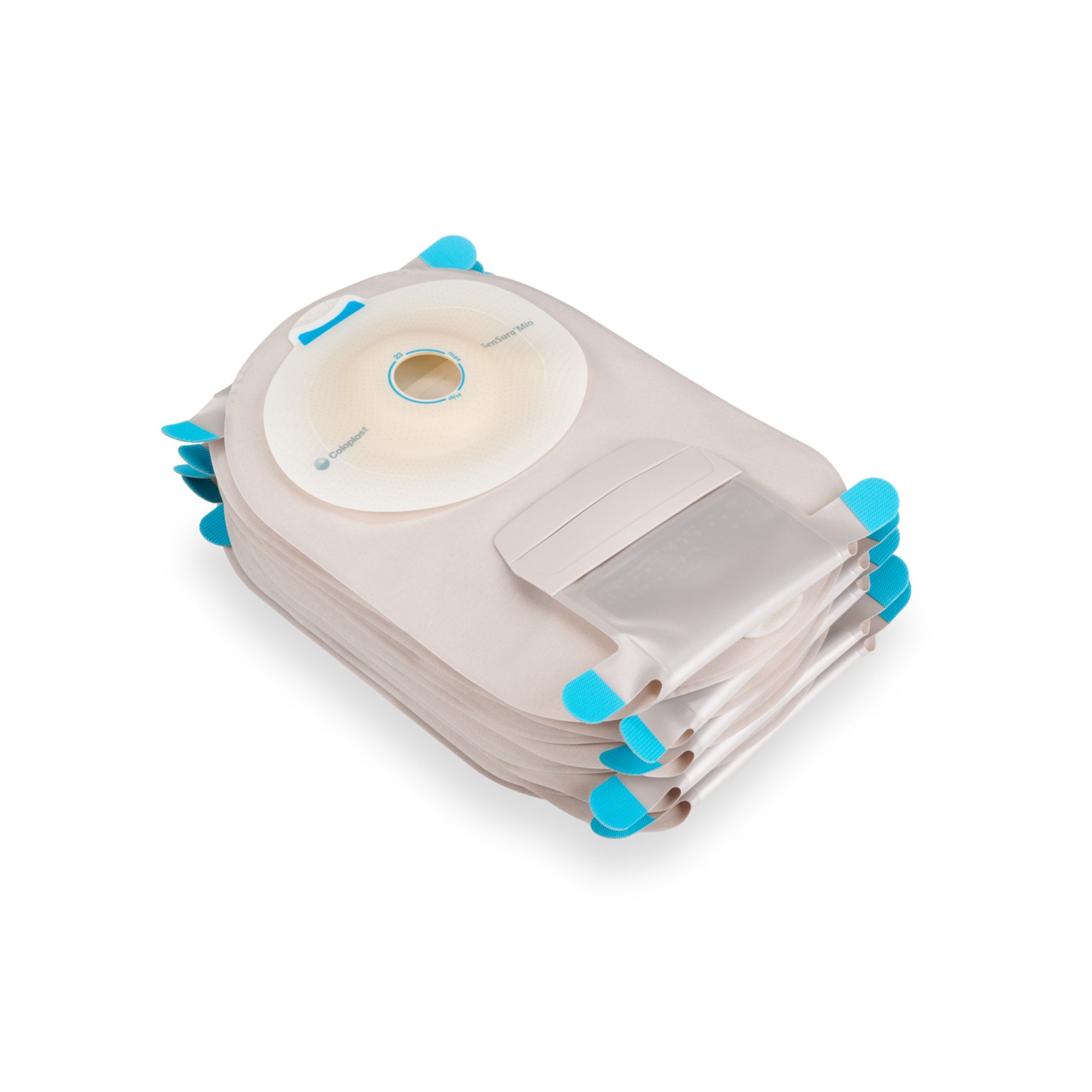 Coloplast 16741 - SenSura® Mio Convex Light 1-Piece Transparent Ostomy Pouch, 25 mm Stoma - 10/Box