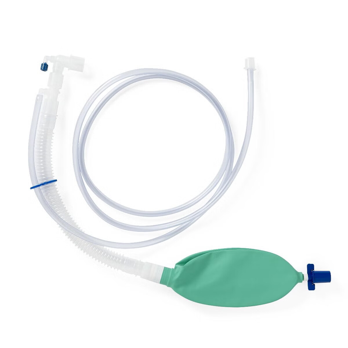 Medline - DYNJAAJRS1 Anesthesia Breathing Circuit King Systems Corrugated Tube 12 Inch Tube Single Limb Pediatric 1 Liter Bag Single Patient Use Jackson-Rees Circuit