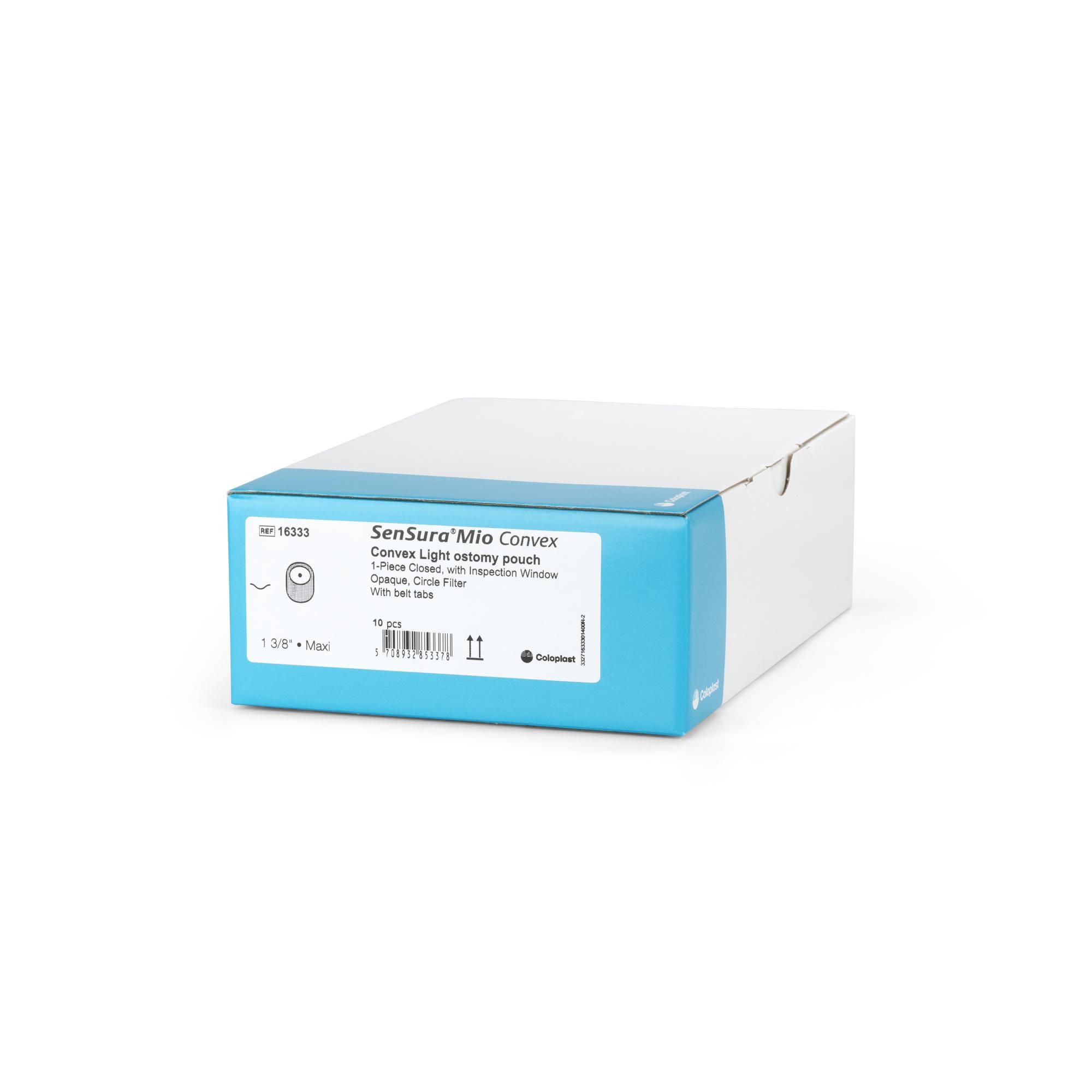 SenSura Mio Convex Ostomy Pouch 16333 by Coloplast