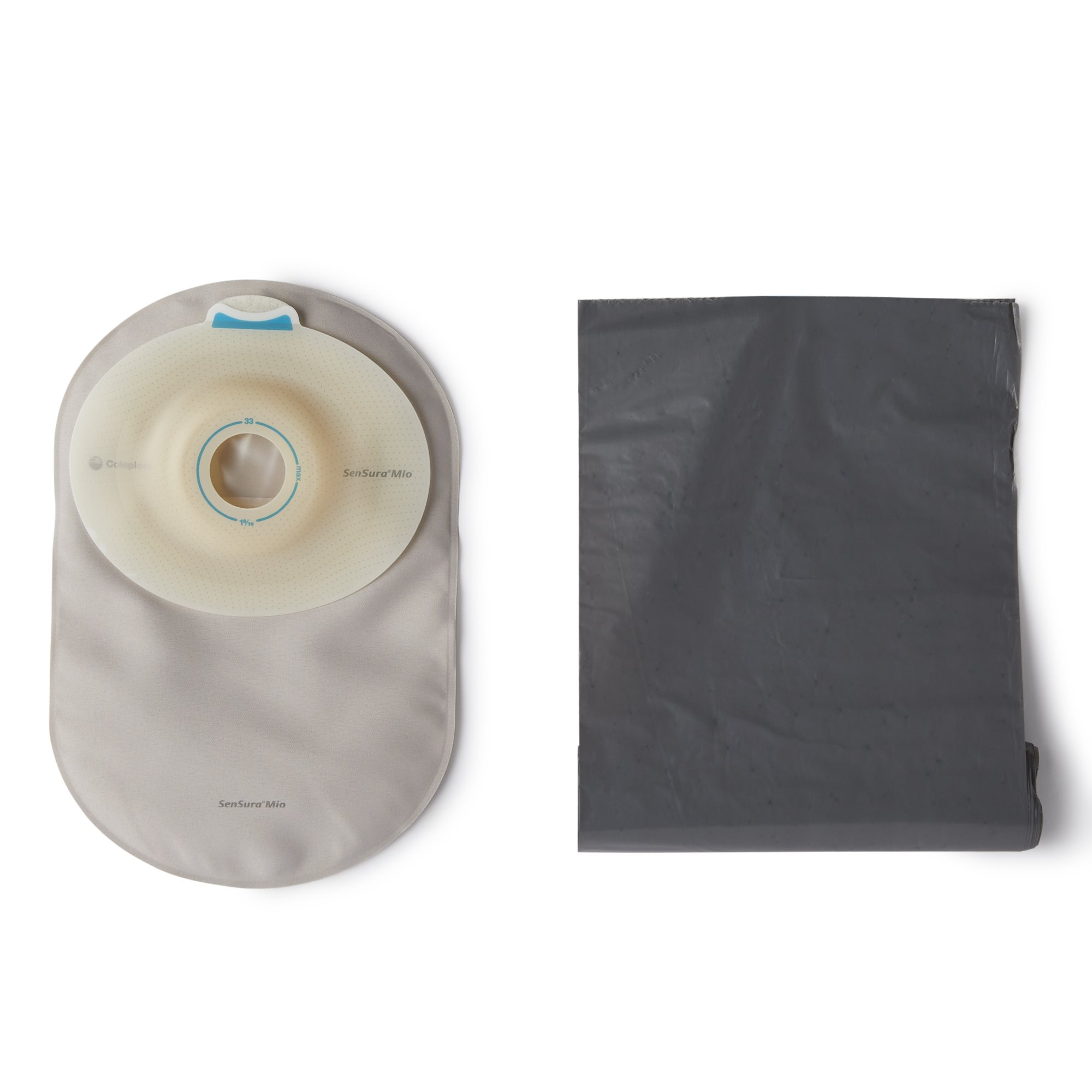Coloplast - 16330 SenSura® Mio Convex Light 1-Piece Closed End Opaque Ostomy Pouch