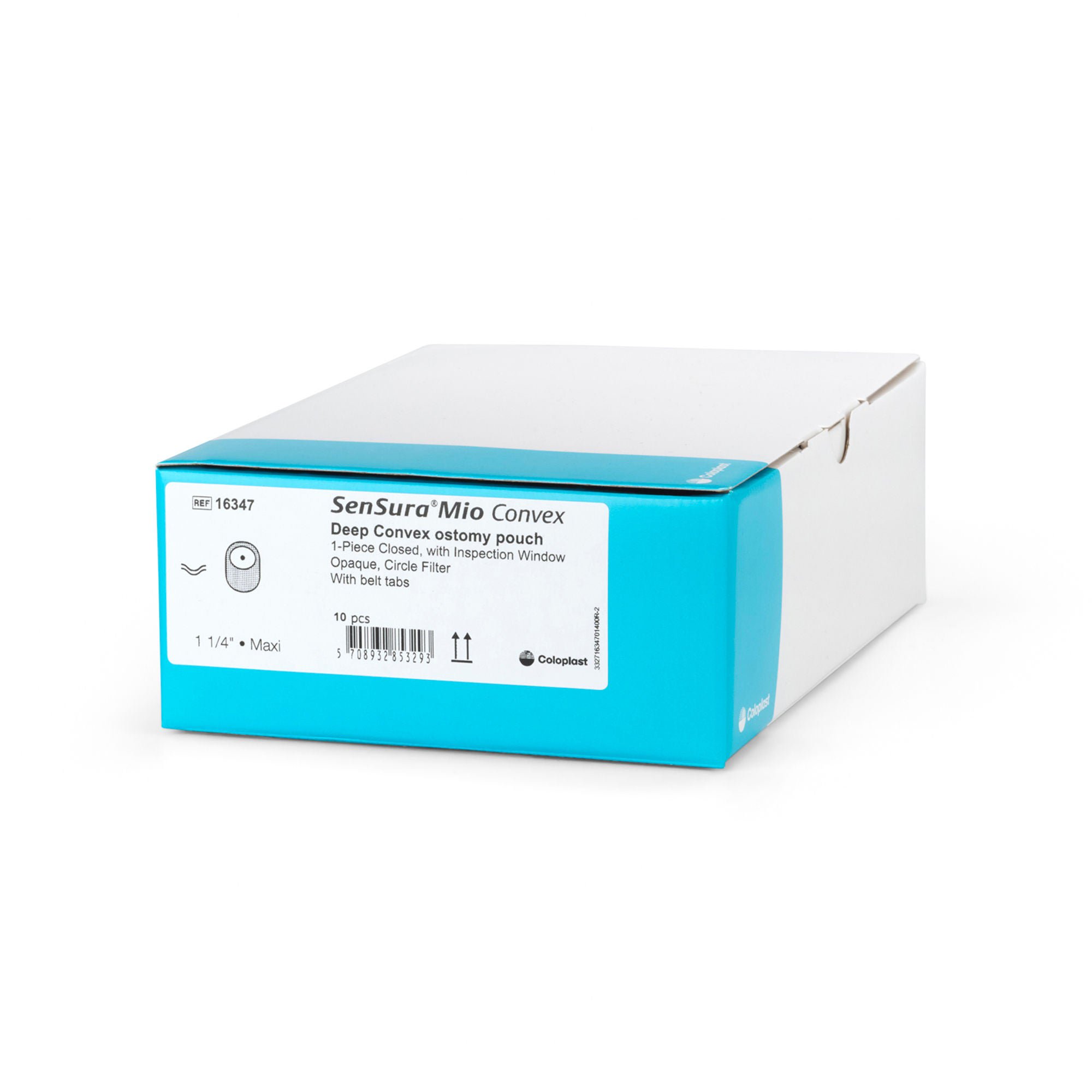 SenSura Mio Convex Ostomy Pouch 16347 by Coloplast