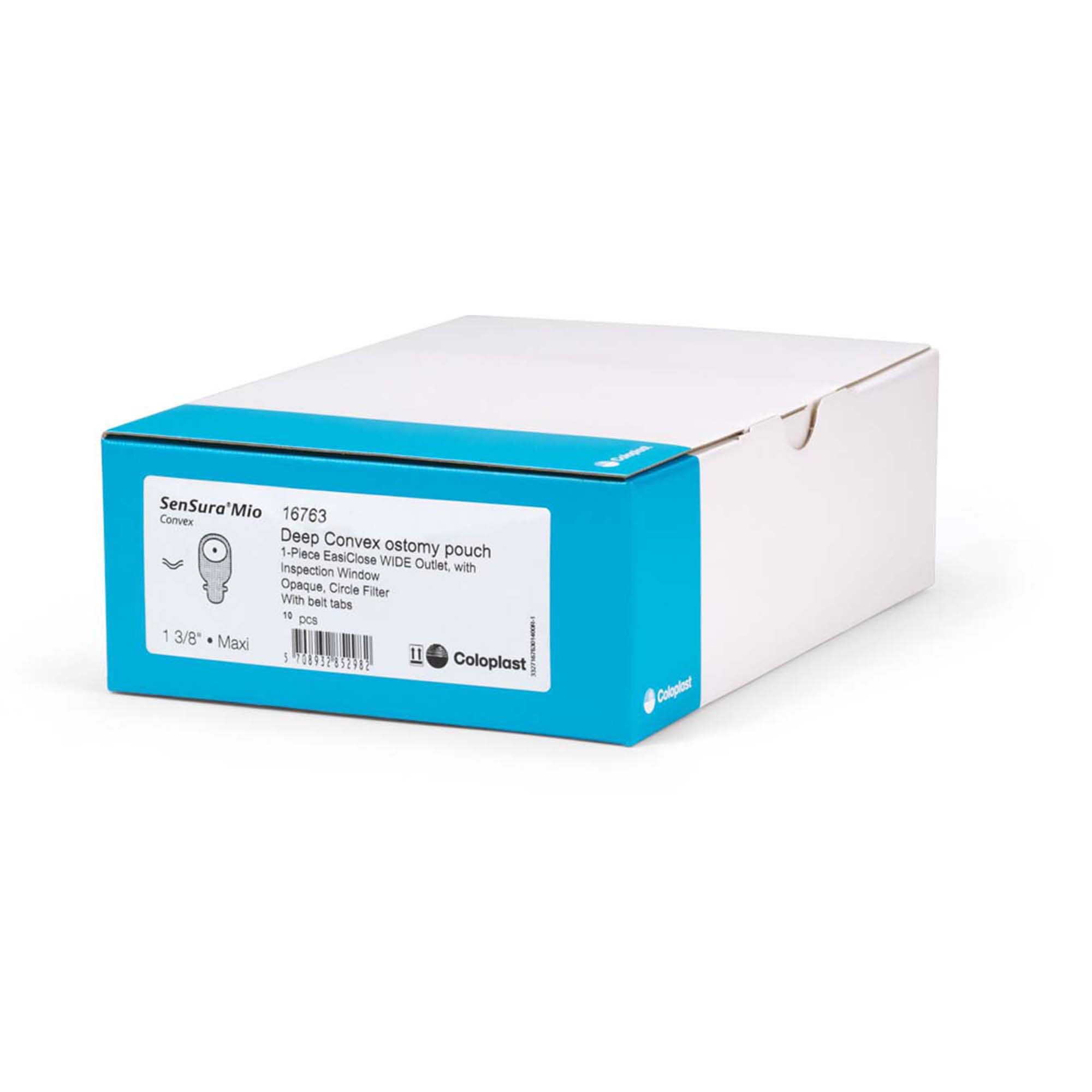 Coloplast - 16763 SenSura® Mio Convex Deep 1-Piece Opaque Ostomy Pouch