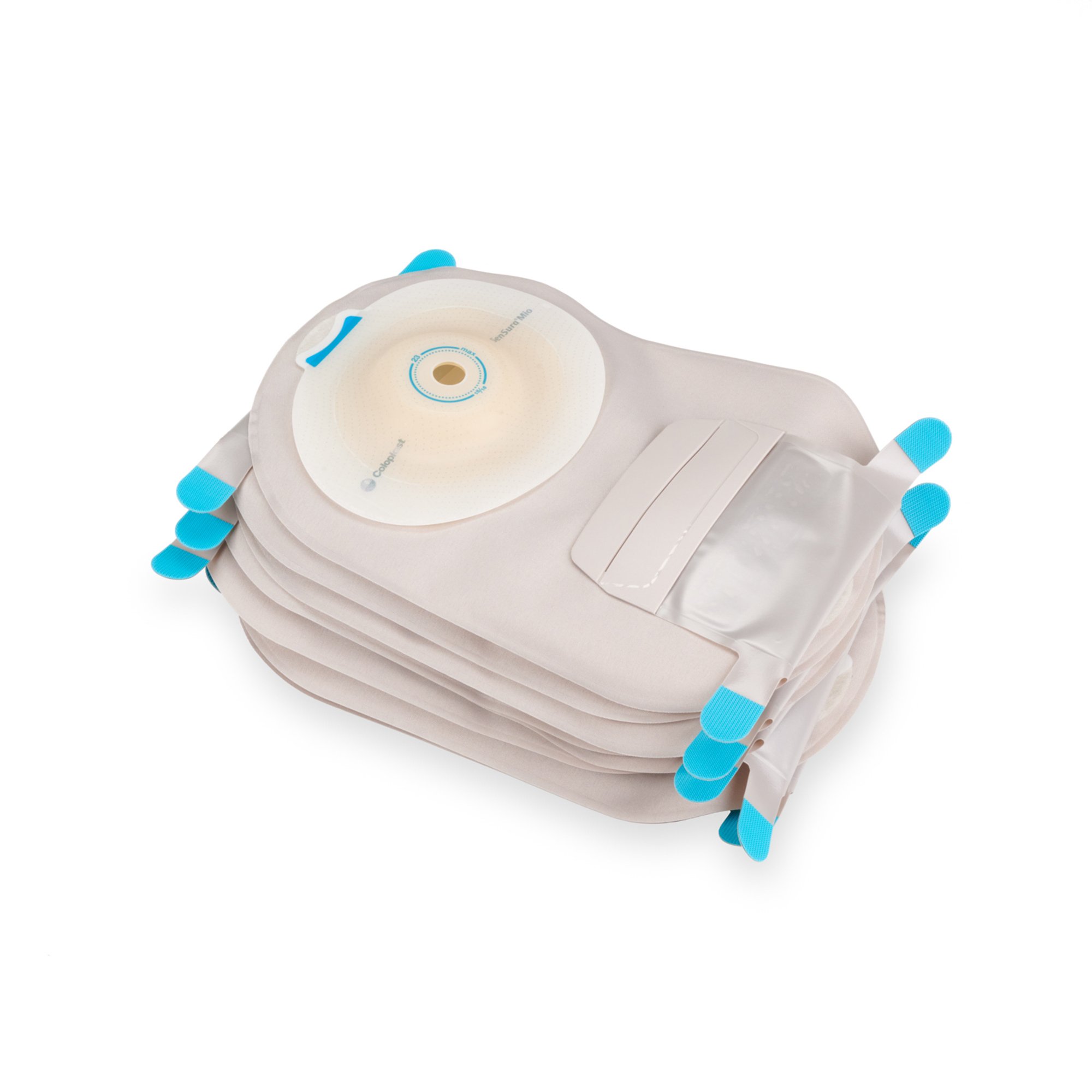 Coloplast 16765 - SenSura® Mio Deep Convex 1-Piece Transparent Ostomy Pouch System, 10 – 22 mm - 10/Box