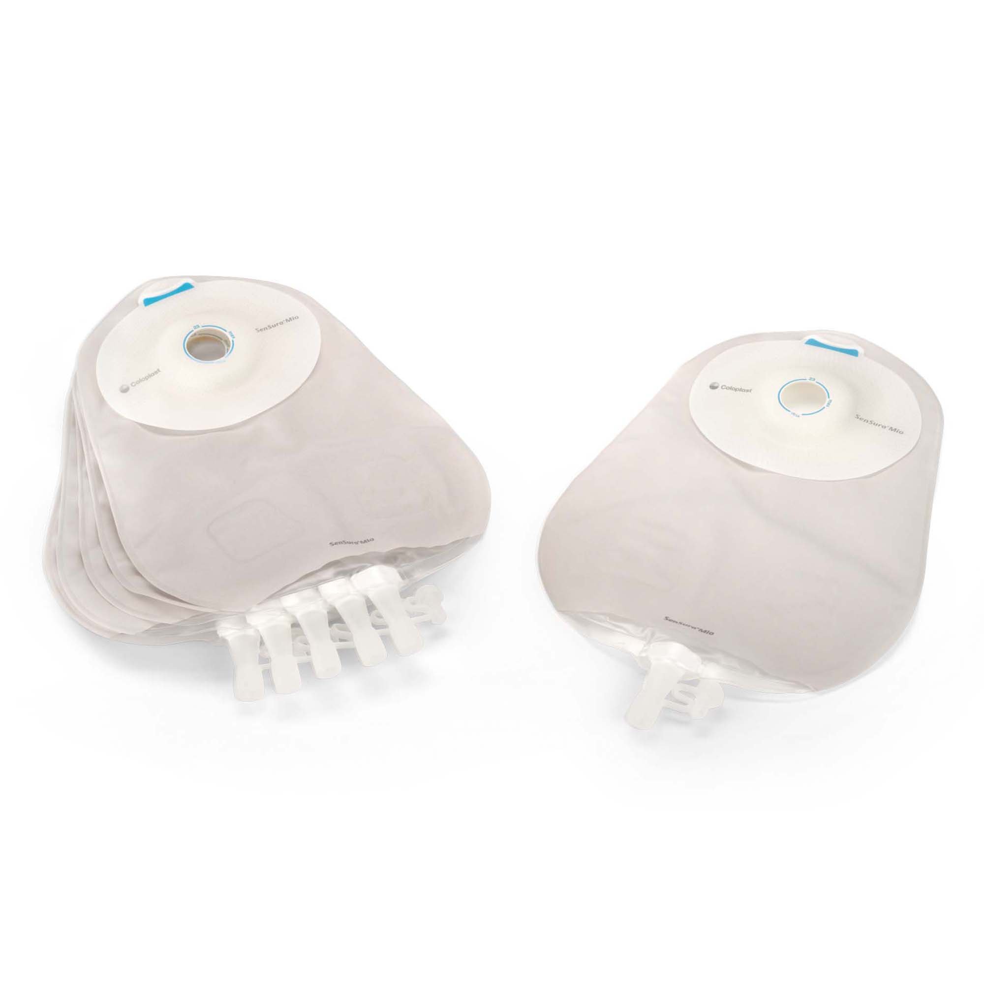 Coloplast - 16842 SenSura® Mio Convex Light 1-Piece Transparent Urostomy Pouch