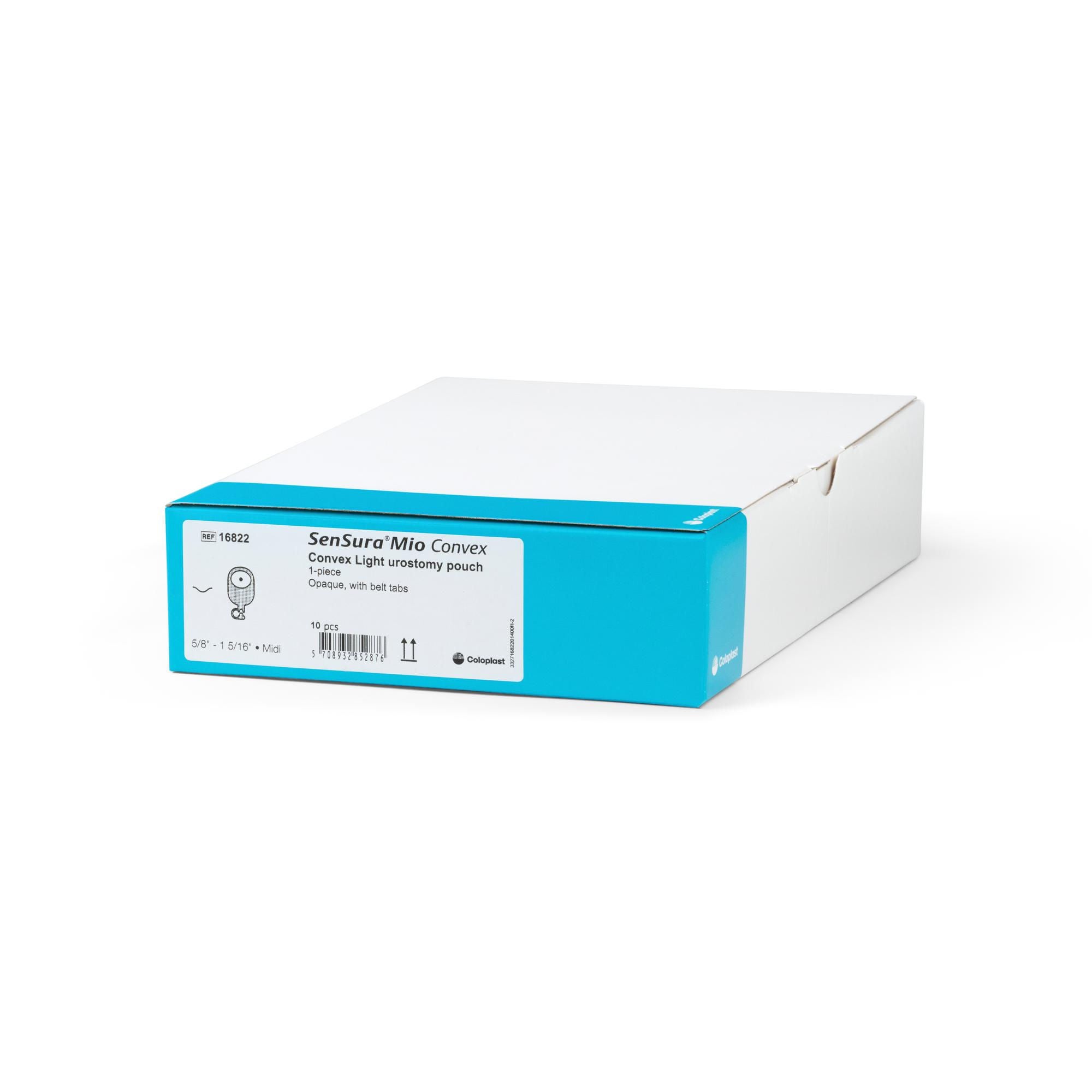 SenSura Mio Convex Urostomy Pouch 16822 by Coloplast