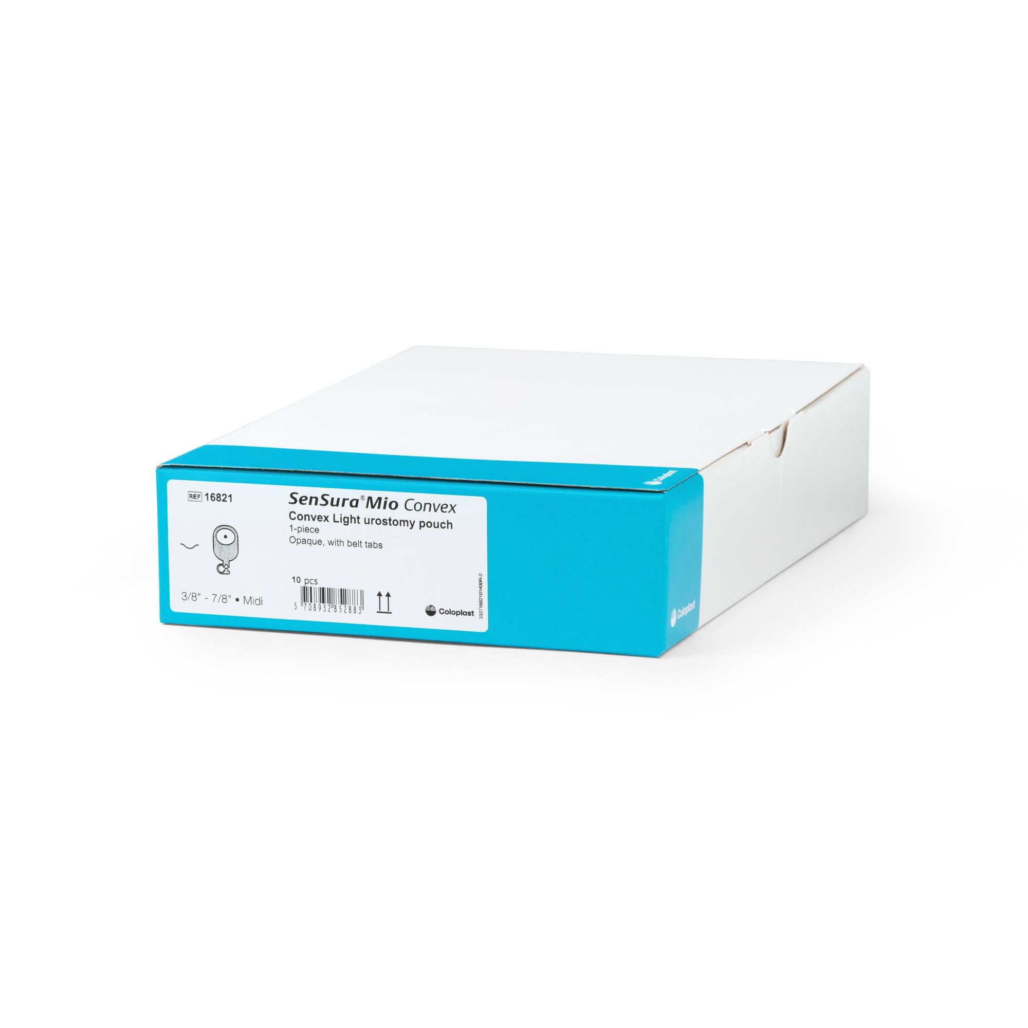 SenSura Mio Convex Urostomy Pouch 16821 by Coloplast
