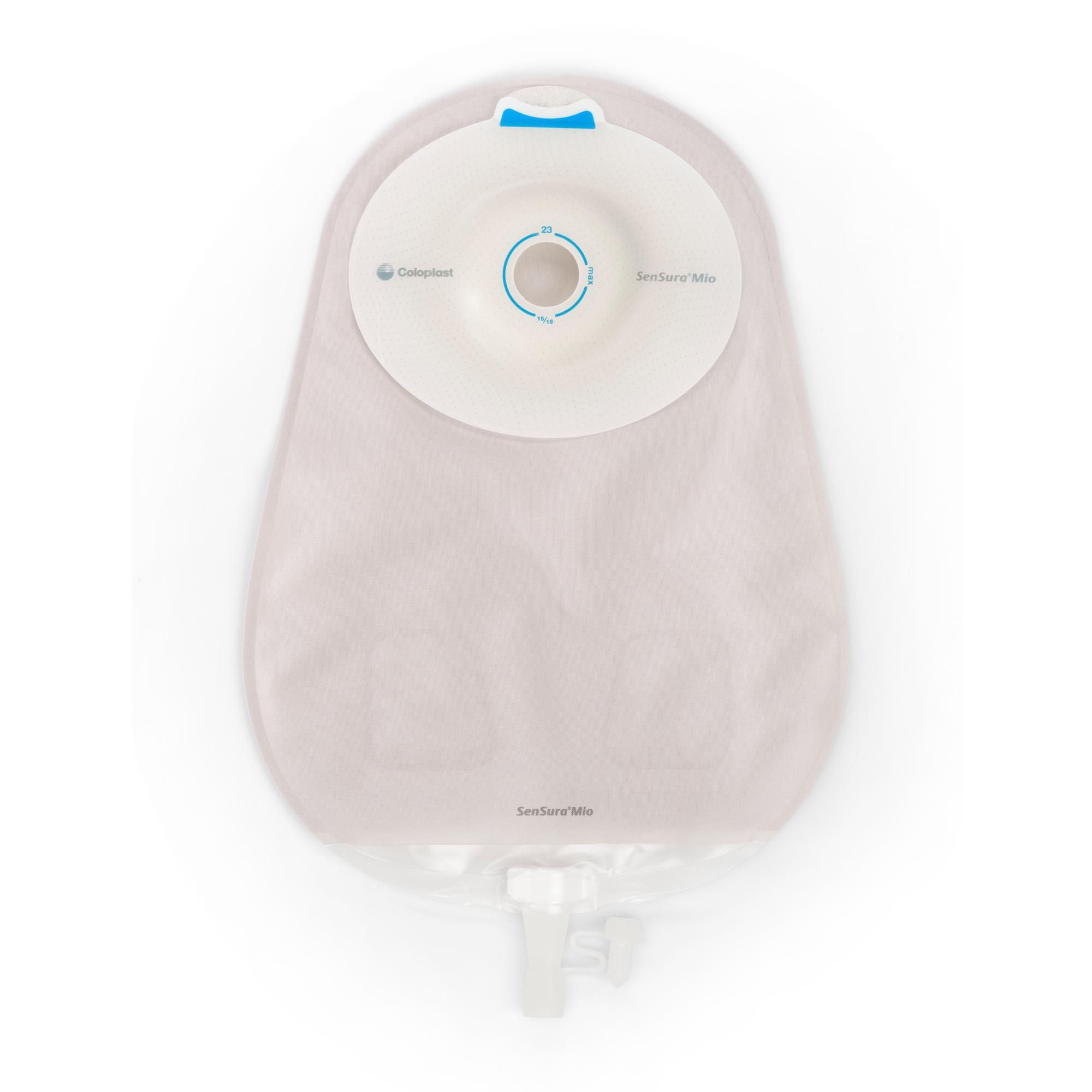 Coloplast - 16861 Urostomy Pouch SenSura® Mio Convex Extended Wear One-Piece System 10-1/2 Inch Length