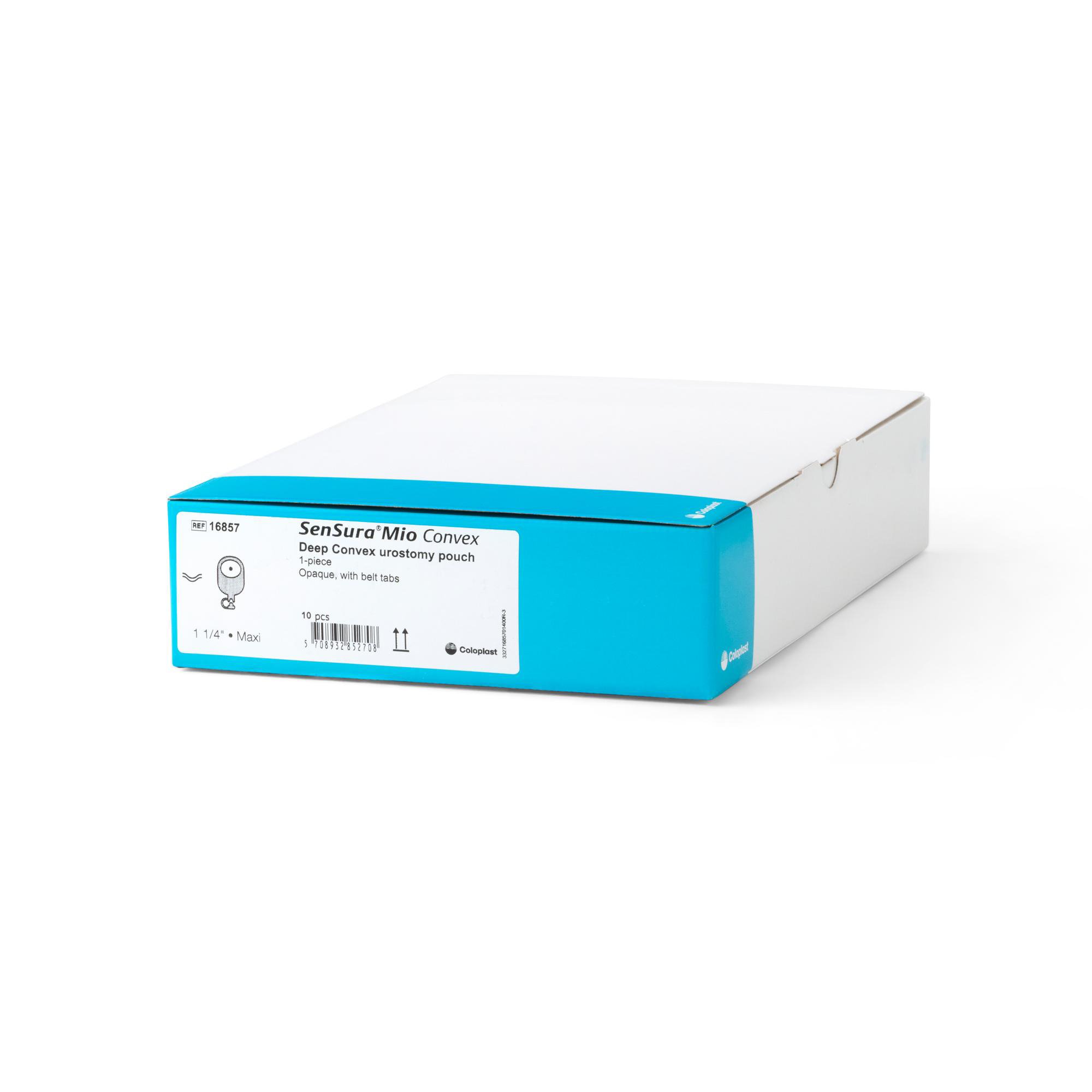 Coloplast 16857 - SenSura® Mio Convex Deep 1-Piece Opaque Urostomy Pouch, 31mm Stoma - 10/Box