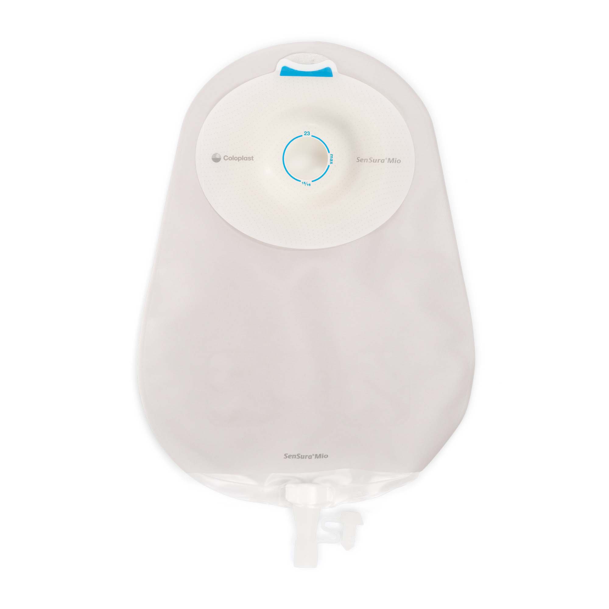 Coloplast 16871 - SenSura® Mio Convex Deep 1-Piece Transparent Urostomy Pouch, 25mm Stoma - 10/Box