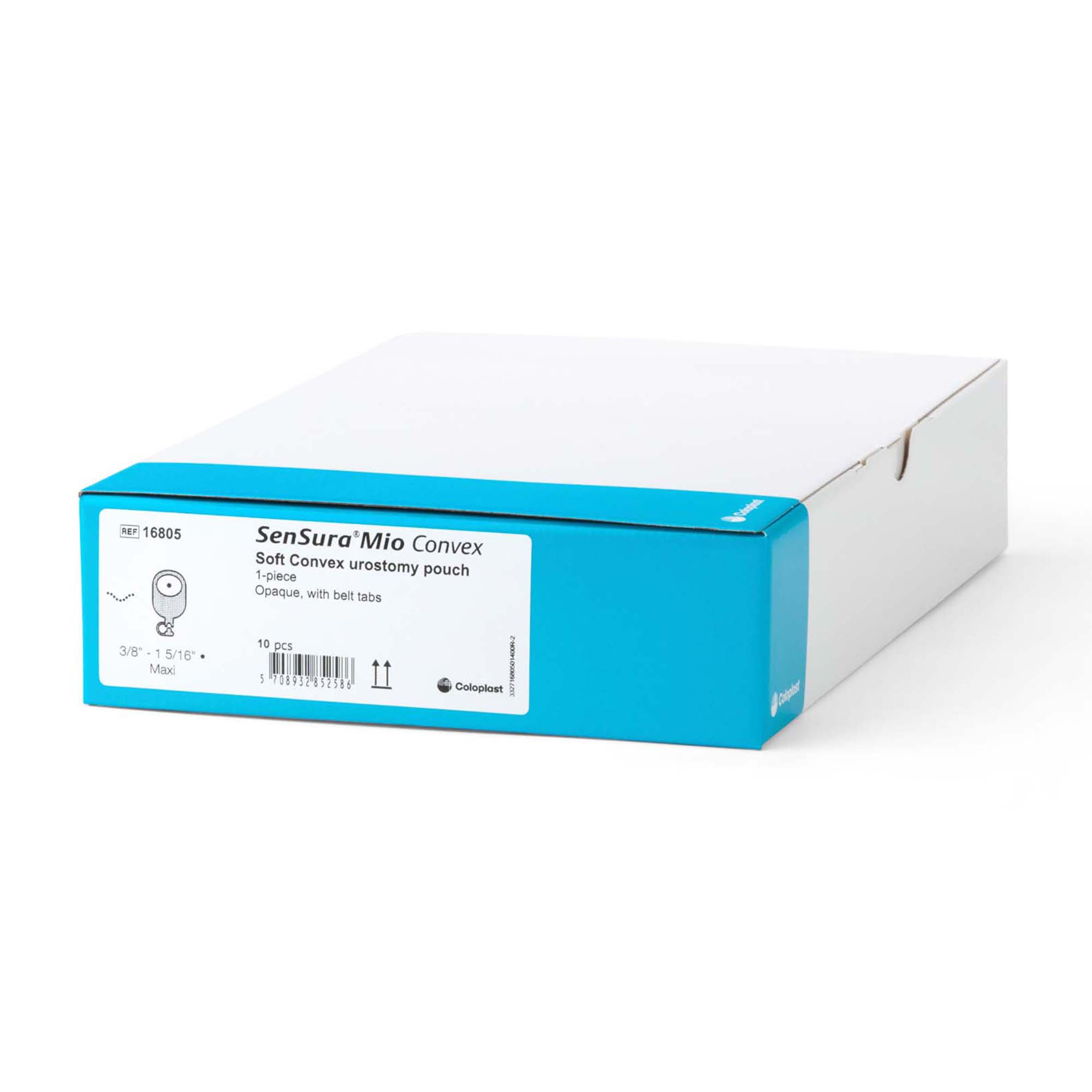 Coloplast - 16805 SenSura® Mio Convex Soft 1-Piece Opaque Urostomy Pouch