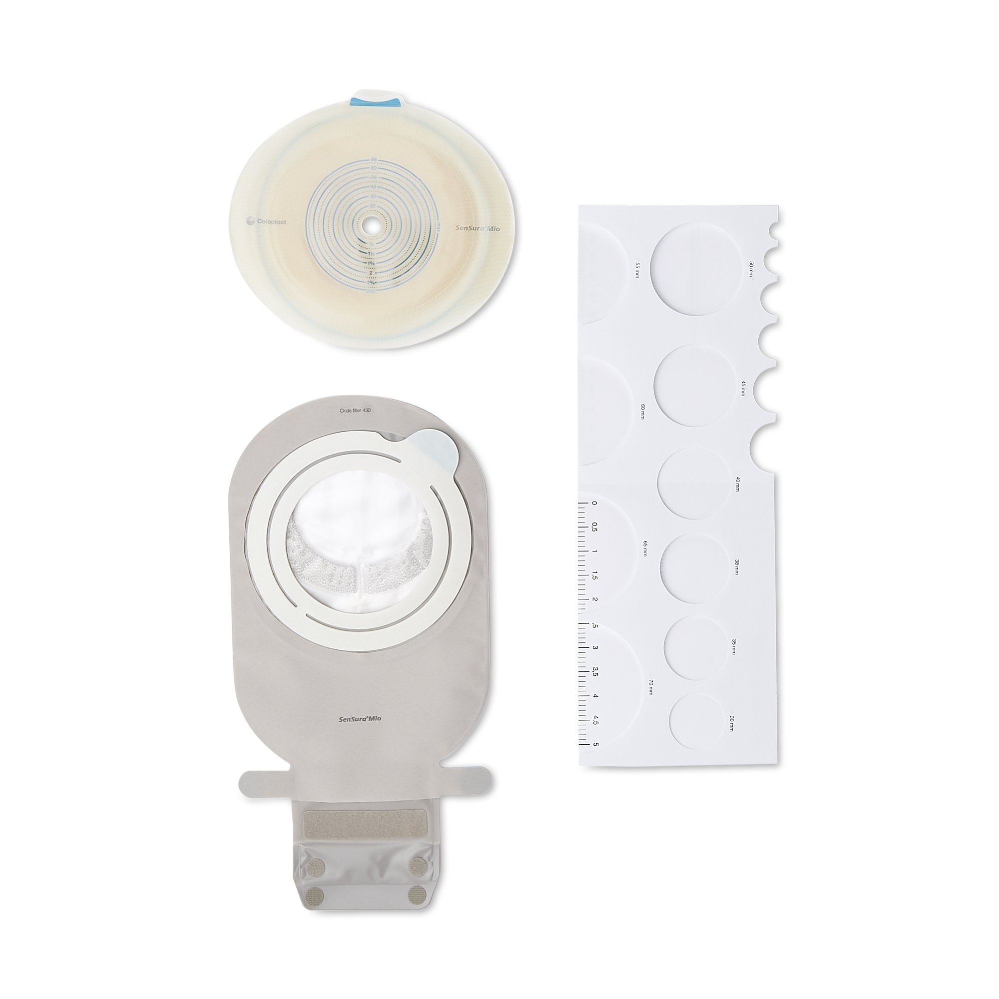 Coloplast - 21010 Ostomy Pouch SenSura® Mio Two-Piece System Maxi Length Flat