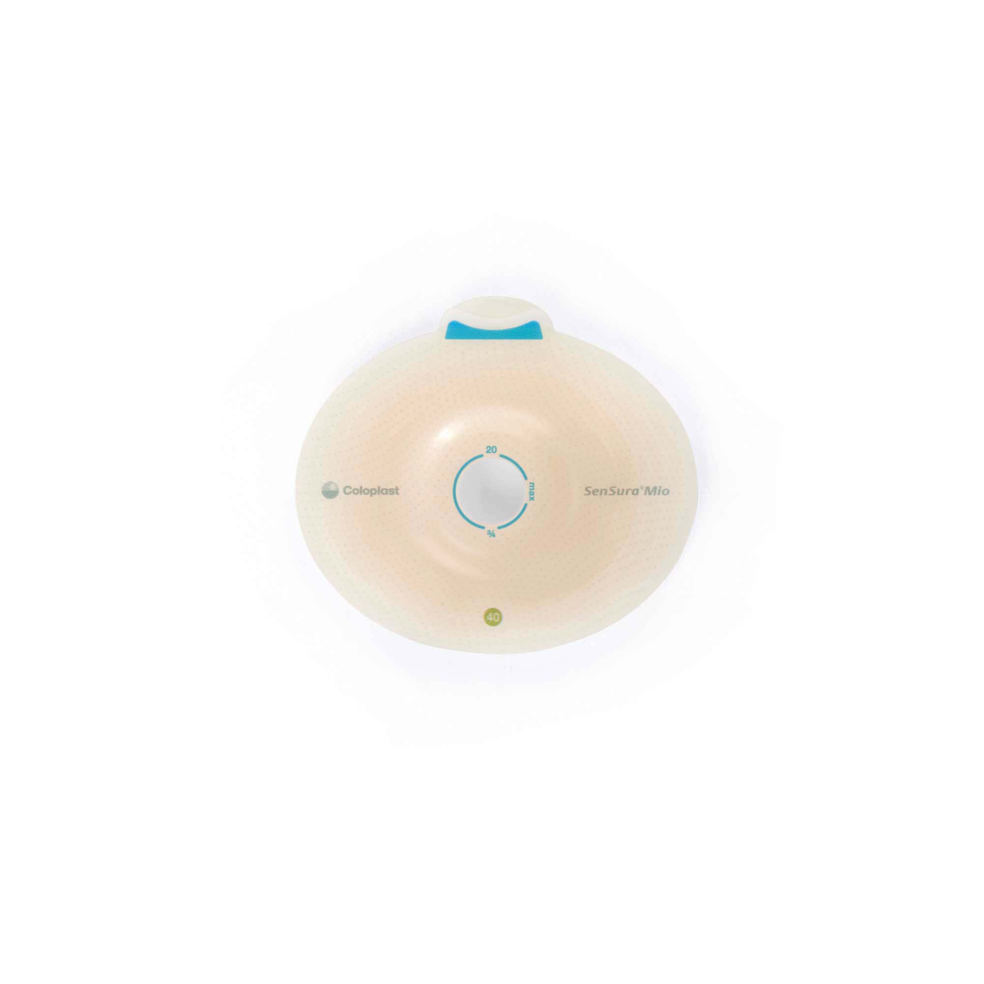 Coloplast 16903 - SenSura® Mio Click Convex Light Ostomy Barrier, 18 mm Stoma Opening, Green Match - 5/Box