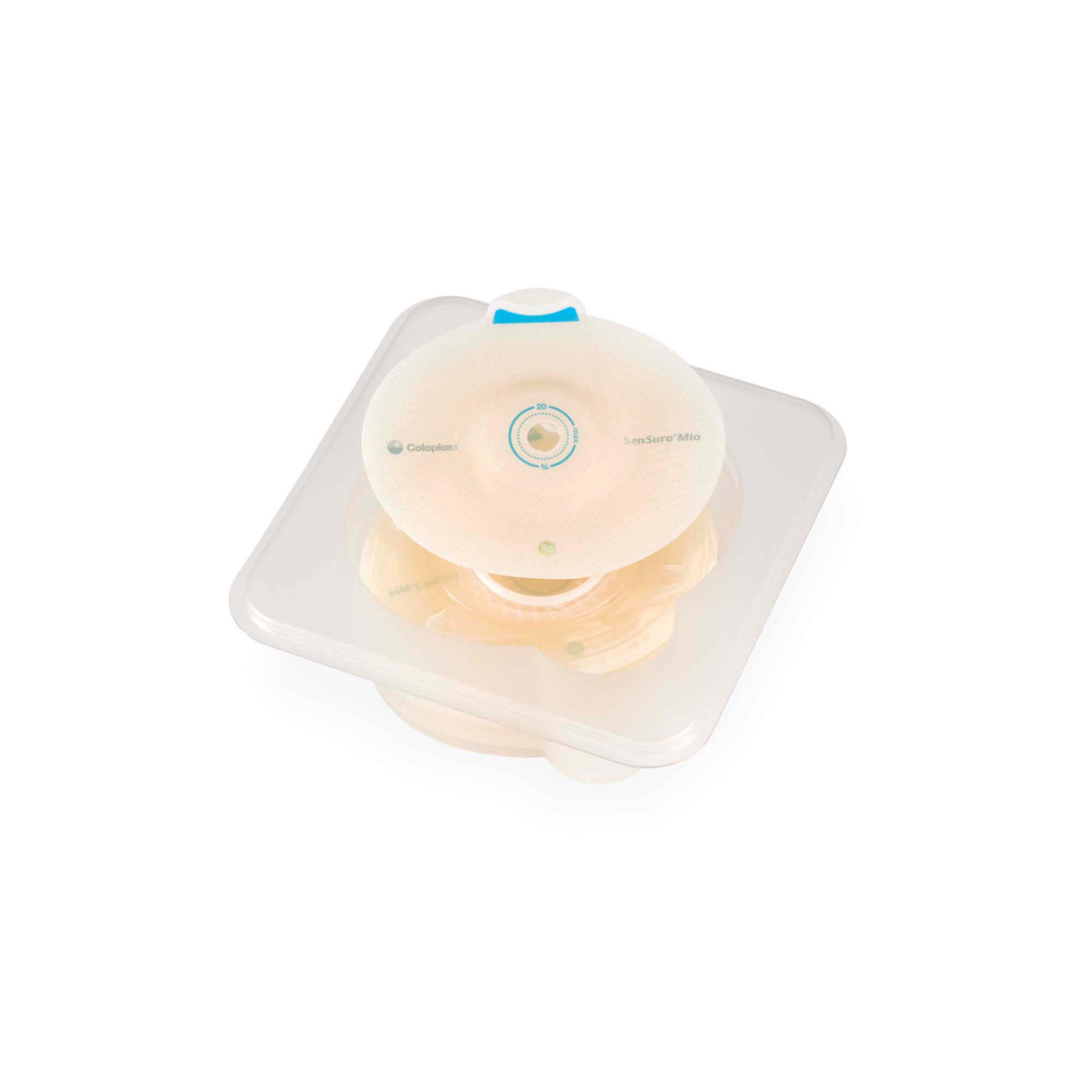 Coloplast 16903 - SenSura® Mio Click Convex Light Ostomy Barrier, 18 mm Stoma Opening, Green Match - 5/Box
