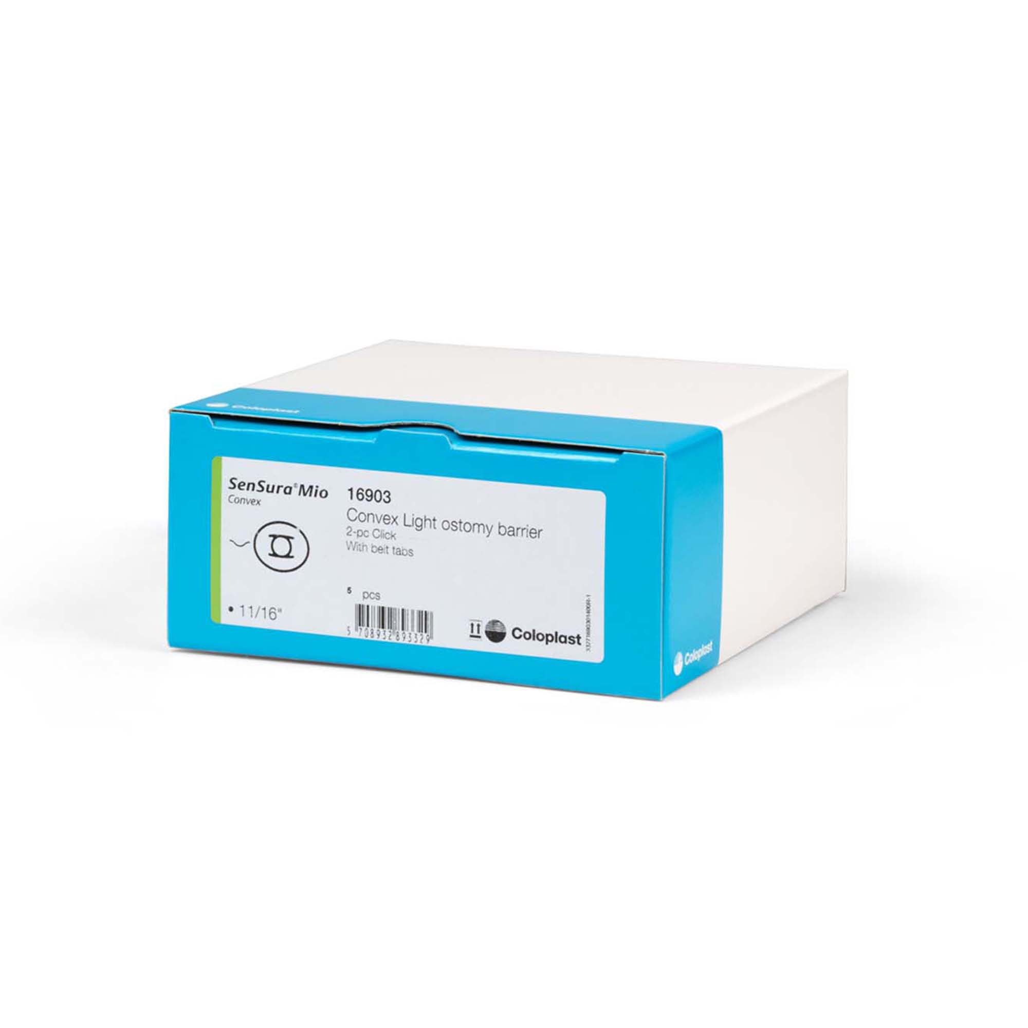 Coloplast - 16903 SenSura® Mio Click Convex Light Ostomy Barrier