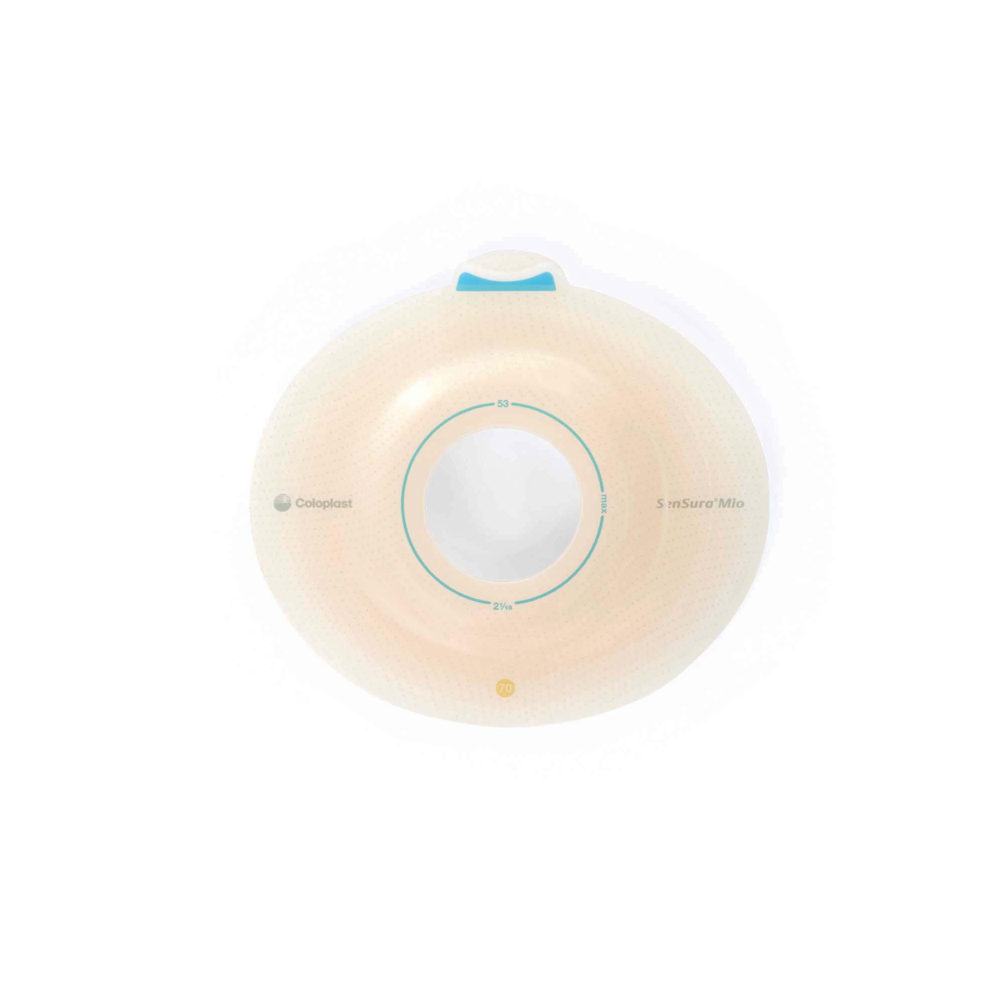 Coloplast 16974 - SenSura® Mio Click Convex Deep Ostomy Barrier, 41 mm Stoma Opening, Yellow Match - 5/Box