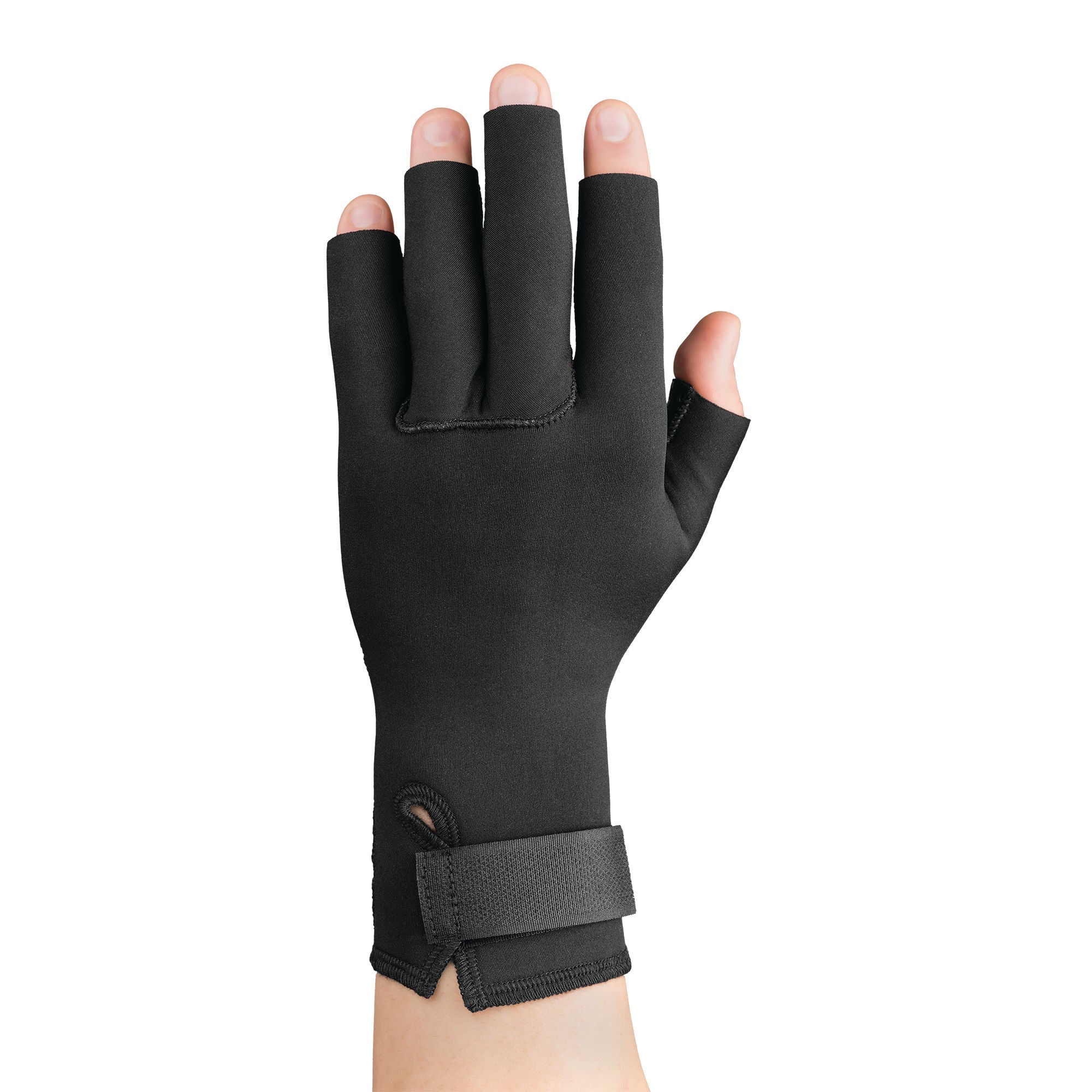 Core Products - WST-6838-LRG Arthritis Glove Swede-O® Thermal Arthritic Open Finger Large Over-the-Wrist Length Hand Specific Pair
