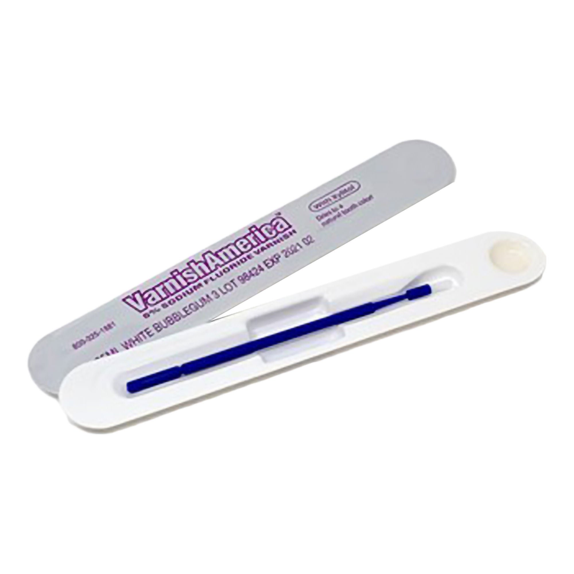 Plak Smacker - 07-0130 VarnishAmerica™ Fluoride Varnish 0.25 mL X 200 per Box Bubblegum Flavor