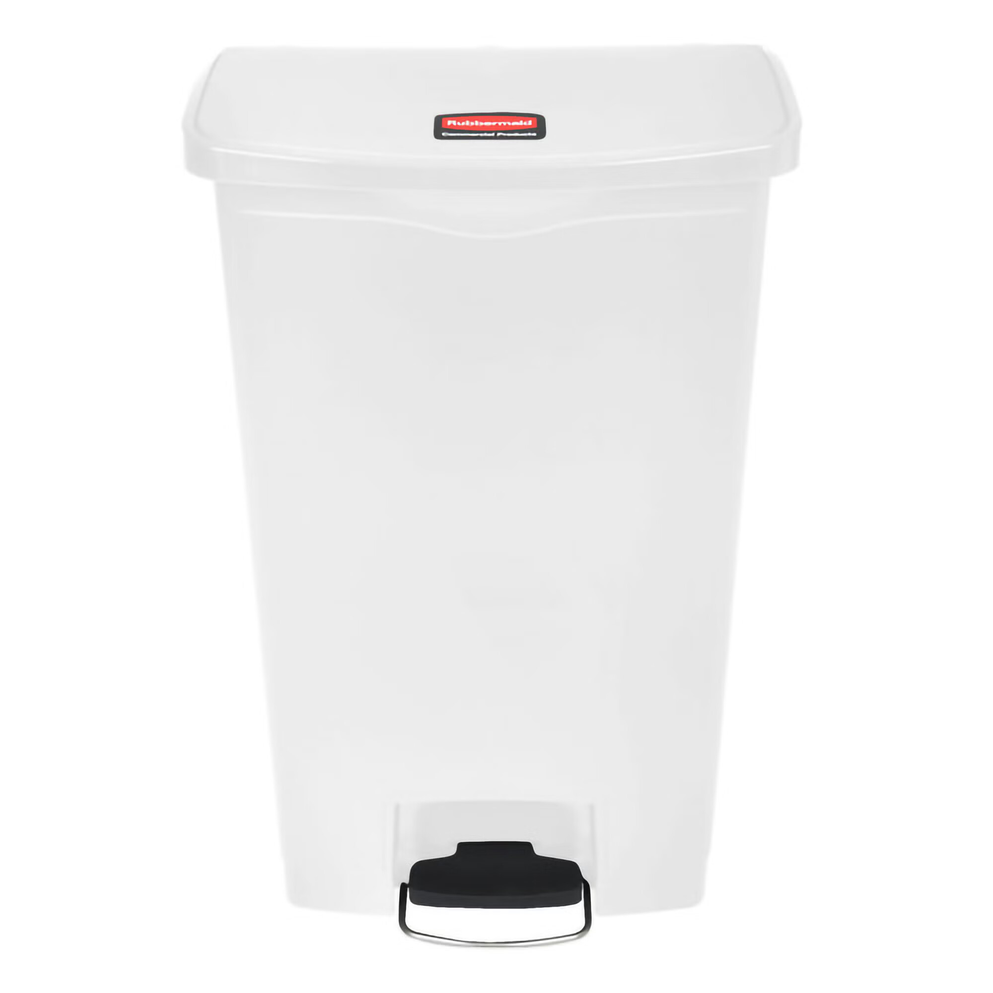 RJ Schinner Co - 1883559 Trash Can Rubbermaid® Slim Jim® 72 Quart / 18 gal. White Plastic Rectangular