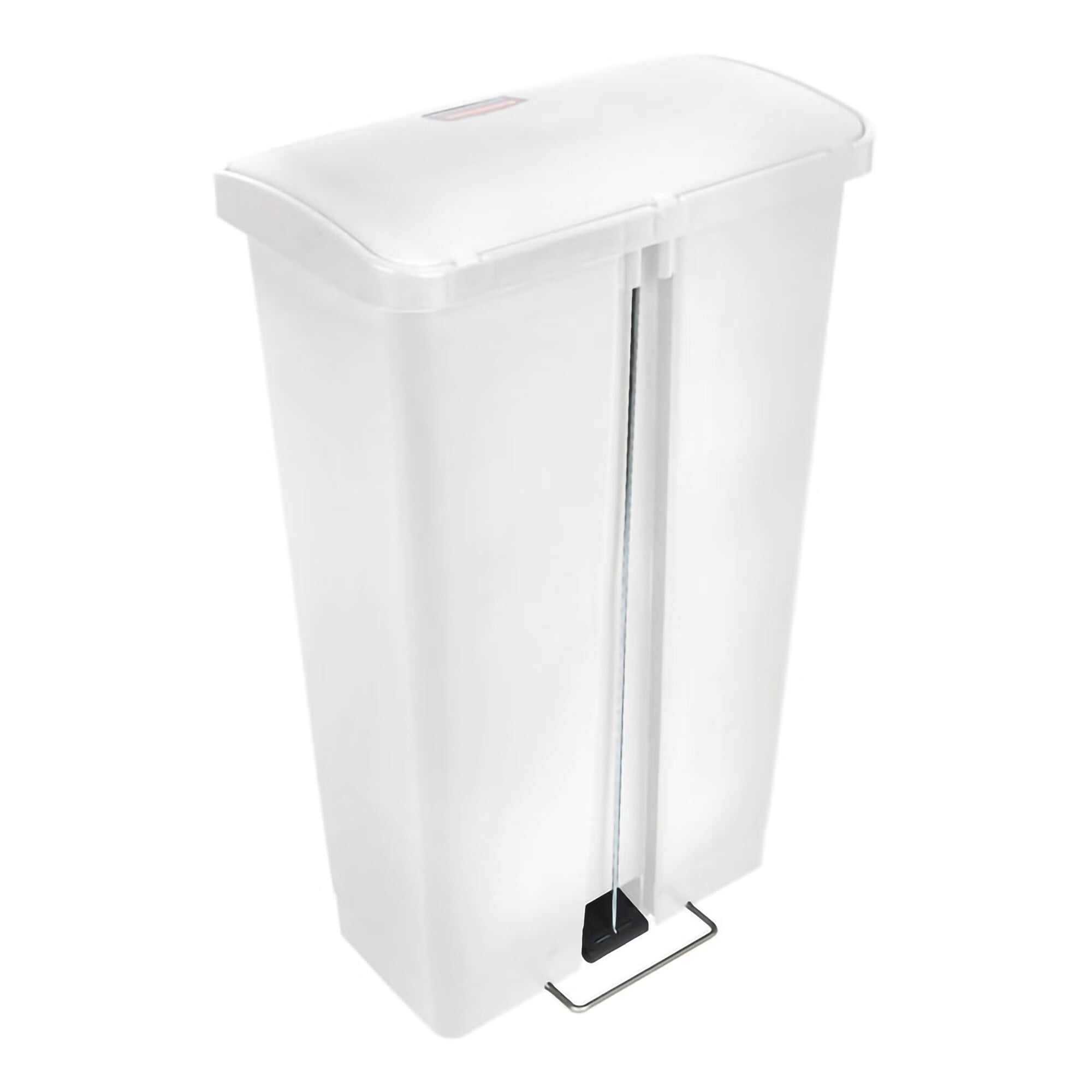 RJ Schinner Co - 1883559 Trash Can Rubbermaid® Slim Jim® 72 Quart / 18 gal. White Plastic Rectangular