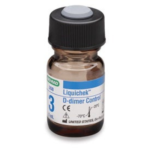 Bio-Rad Laboratories - 27103 Coagulation Control Liquichek™ D-Dimer Level 3 6 X 1 mL