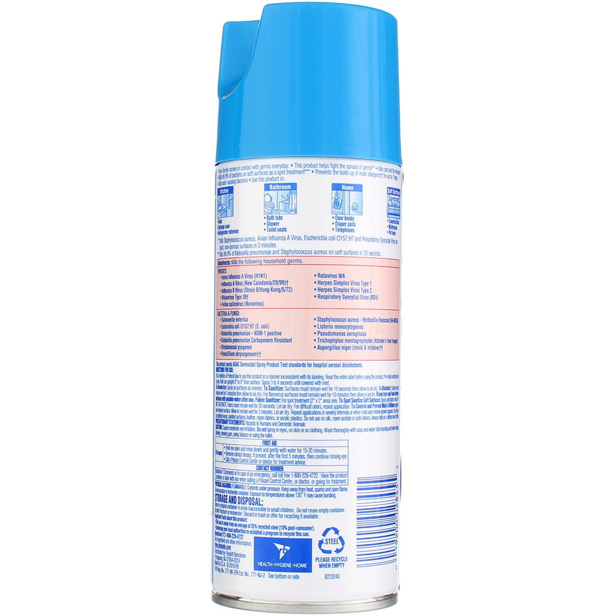 Essendant Co-United Stationers RAC02845 - Lysol® Disinfectant Spray Spring Waterfall® Scent, 12.5-ounce can - 1/Each, 12/Case