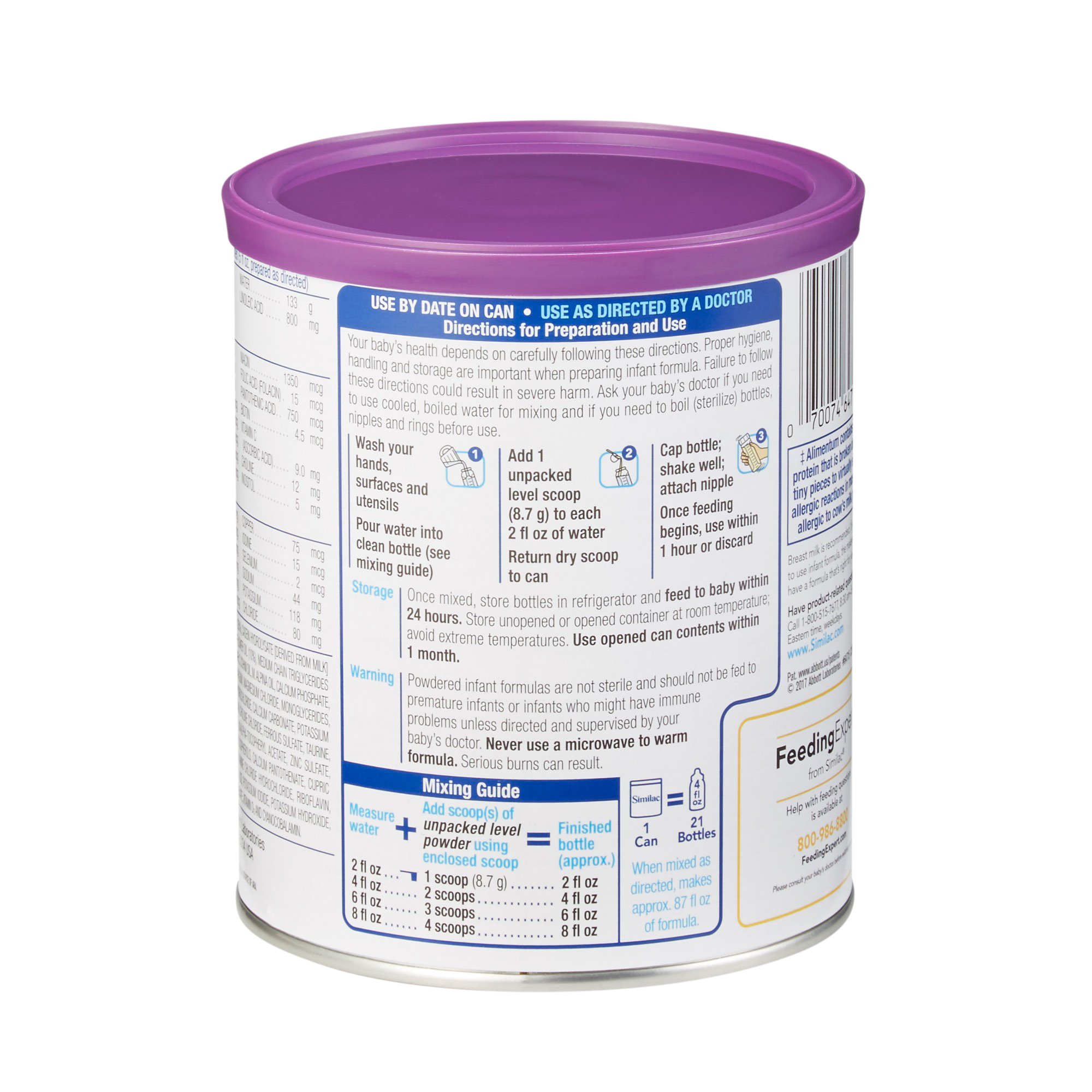 Abbott Nutrition - 64715 Similac® Alimentum® Infant Formula