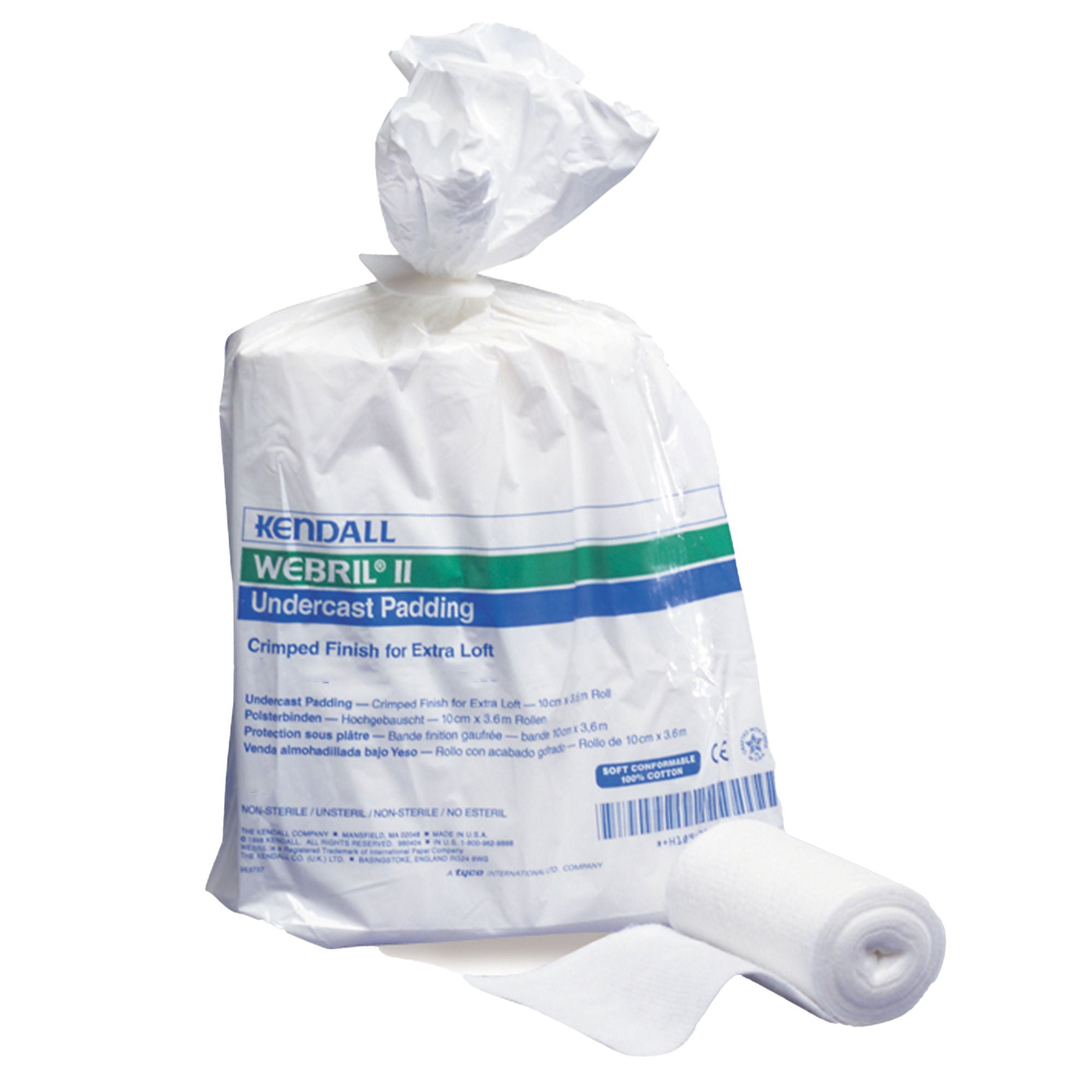 Cardinal - 4095- Cast Padding Undercast Webril™ II 2 Inch X 4 Yard Cotton NonSterile