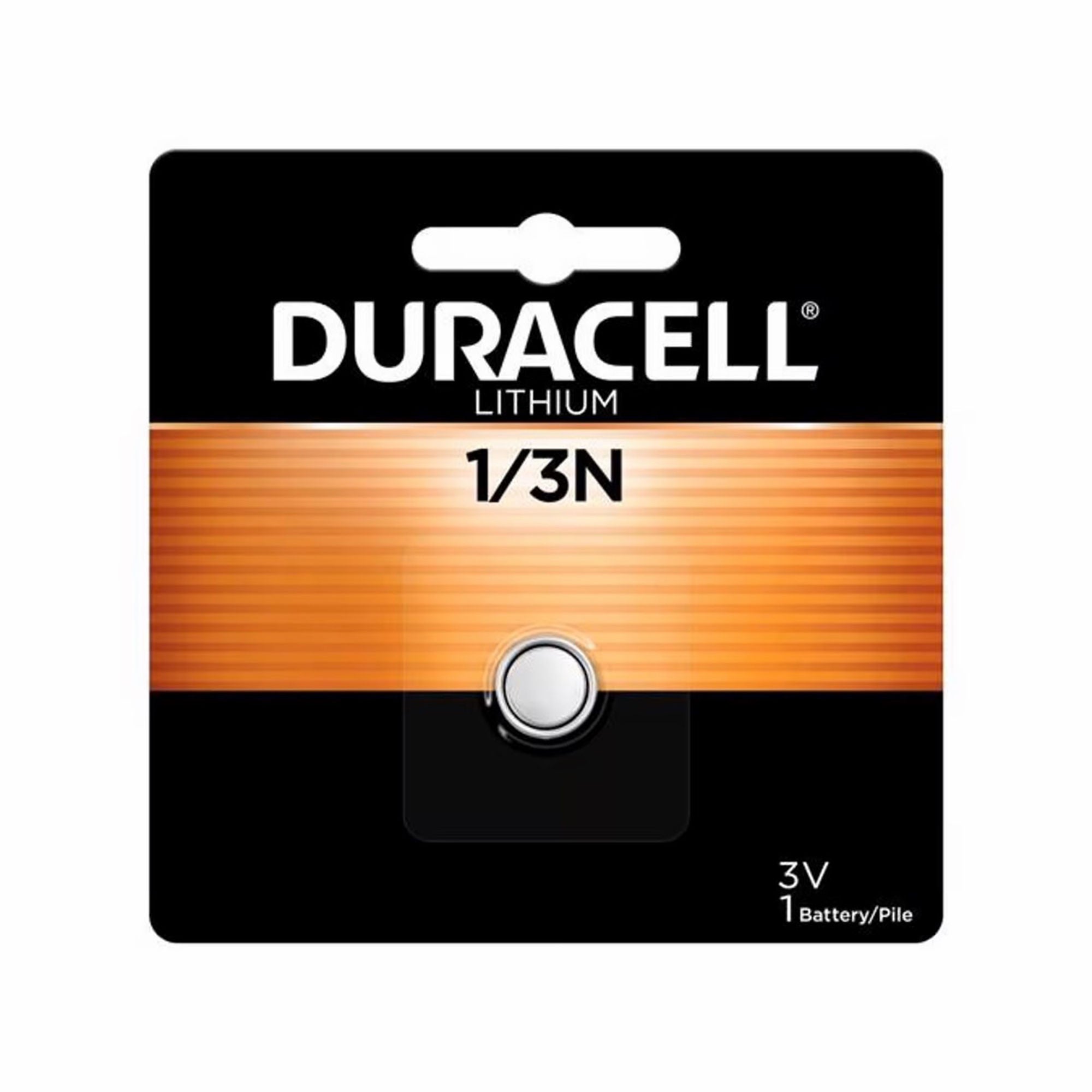 Duracell - DL1-3NBPK Lithium Battery Duracell® 1/3 N Cell 3 Volt Disposable 6 Pack